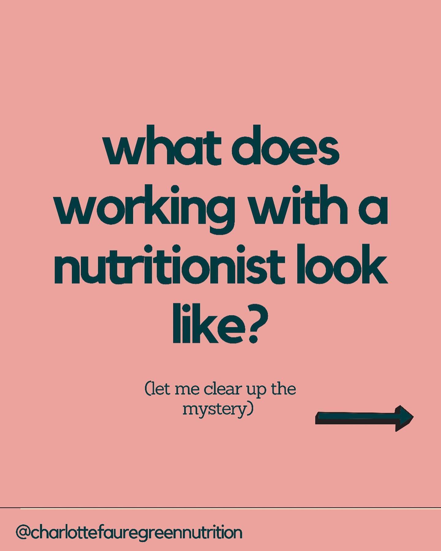 So&hellip; working with a nutritionist? HOW DOES IT ALL WORK? SWIPE! 👉🏽

Thought this might be useful to you if you are considering nutritional therapy, but feel a little muddy about the process.

That first step can be daunting if you don&rsquo;t 
