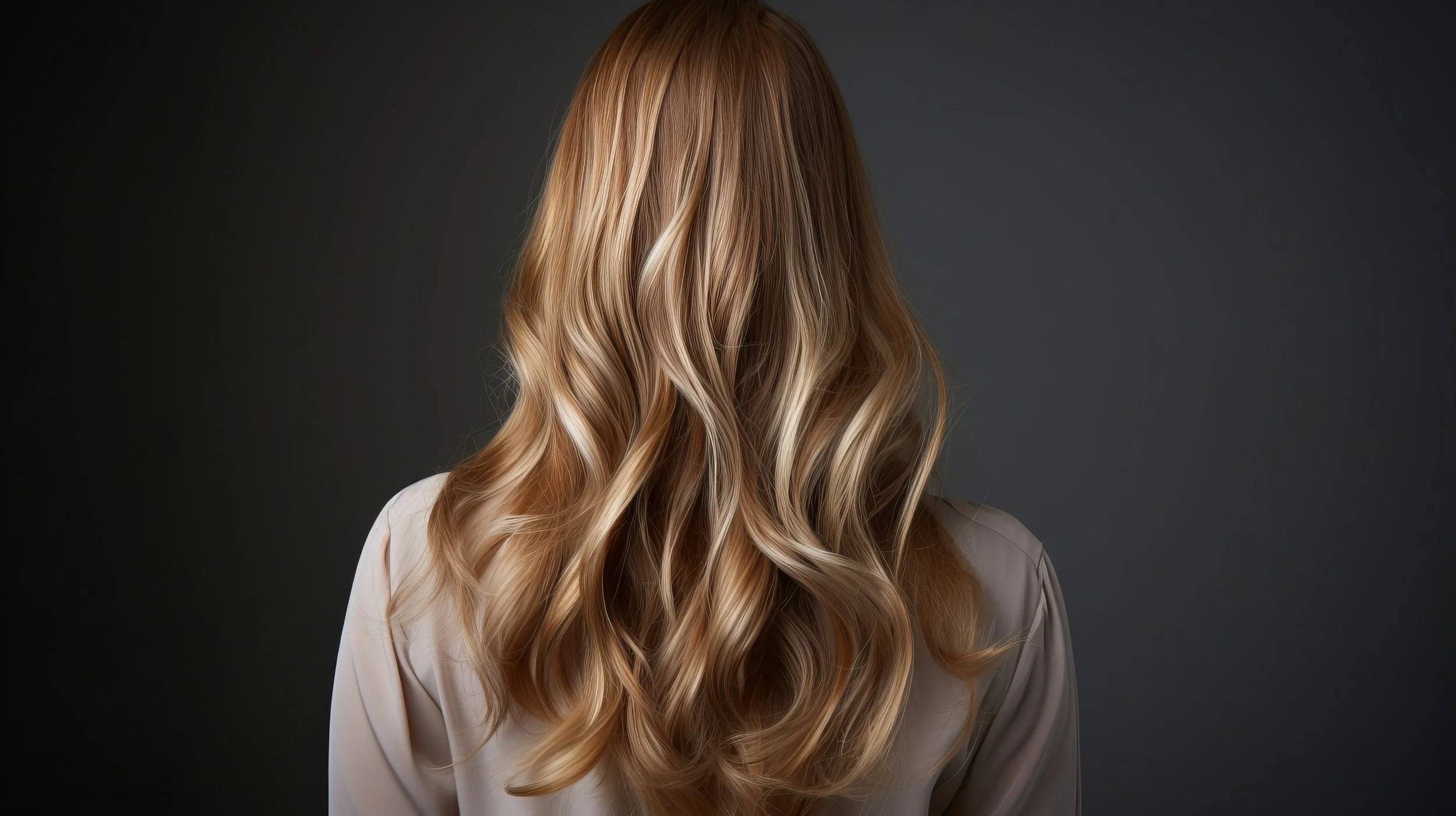 Back of hair Balayage