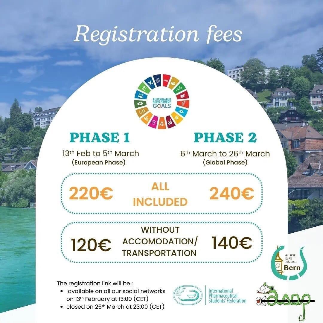 Do you have any summer plans?☀️
Would you like to experience an IPSF event in Switzerland during July? 🌍
Why not, sign up for the IPSF European Regional Symposium (EuRS) in Bern, Switzerland 🇨🇭which takes place from 18th of July to 21st of July 20