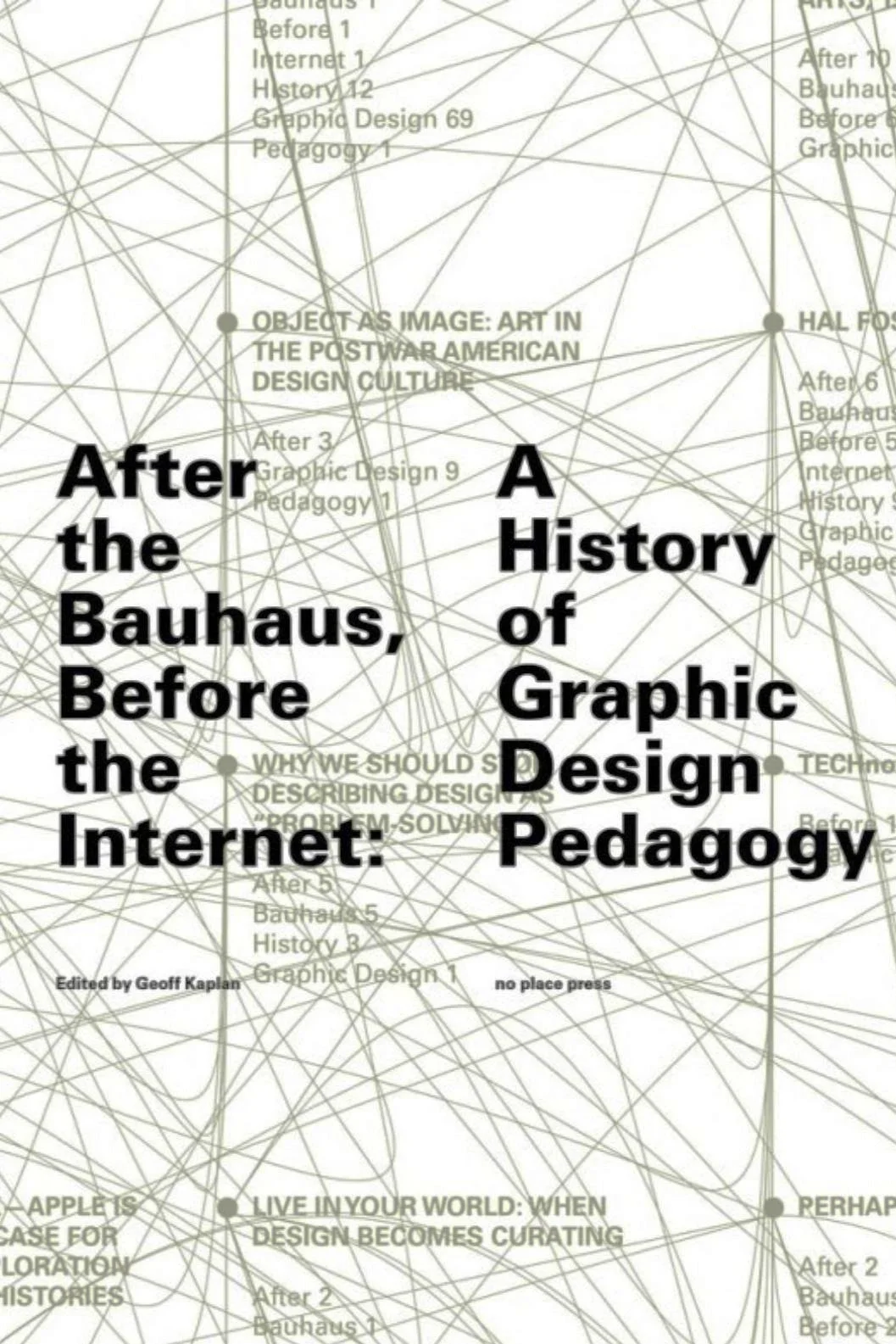 Bennett, A. 2022. “The Difference it Makes Who is Speaking: An Autoethnography of Minor Literature in Graphic Design at the Yale School of Art.” Edited by Geoff Kaplan. New York: No Place Press and MIT Press. 247-258.