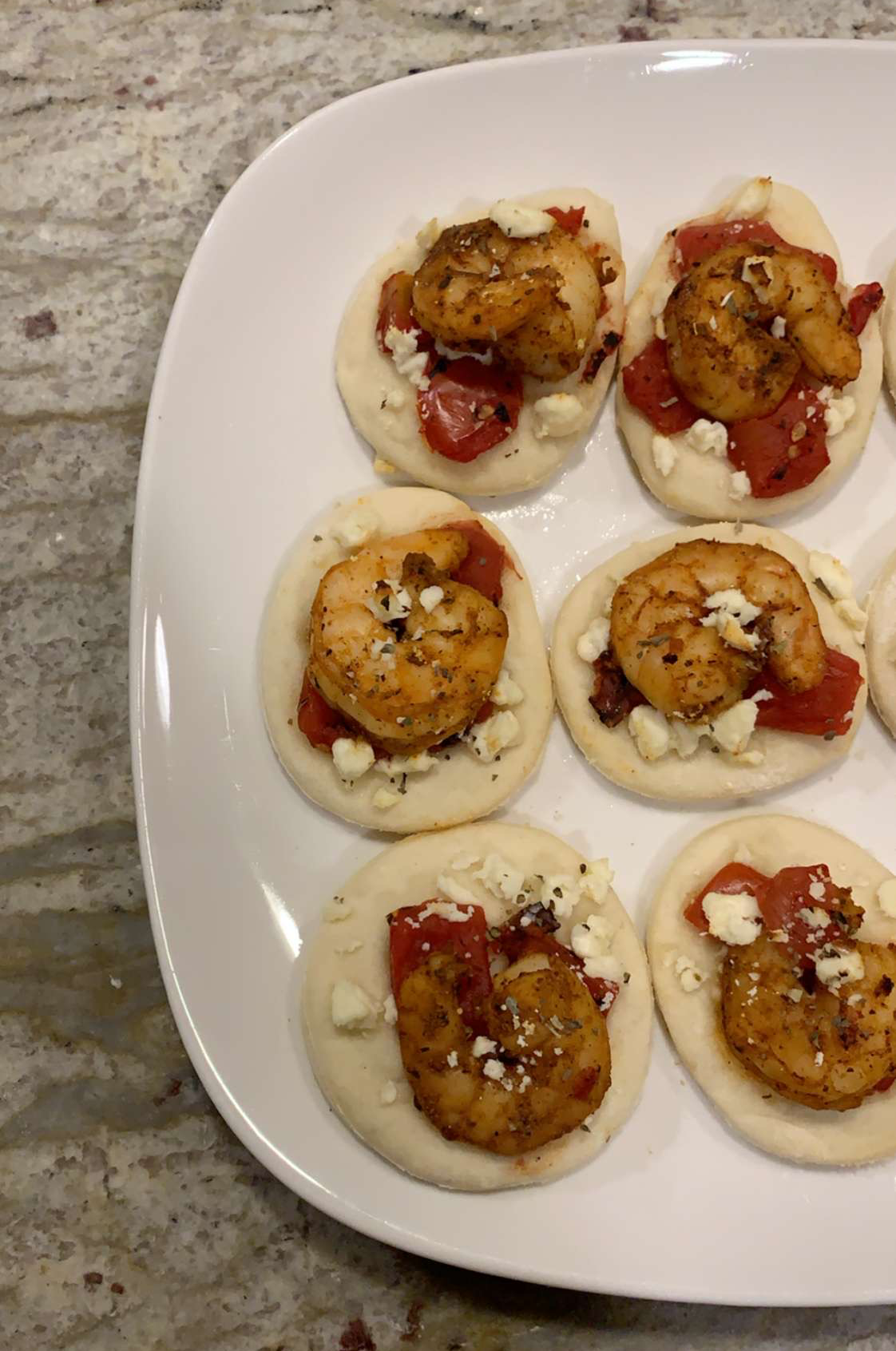 Mini Shrimp &amp; Tomato Bites