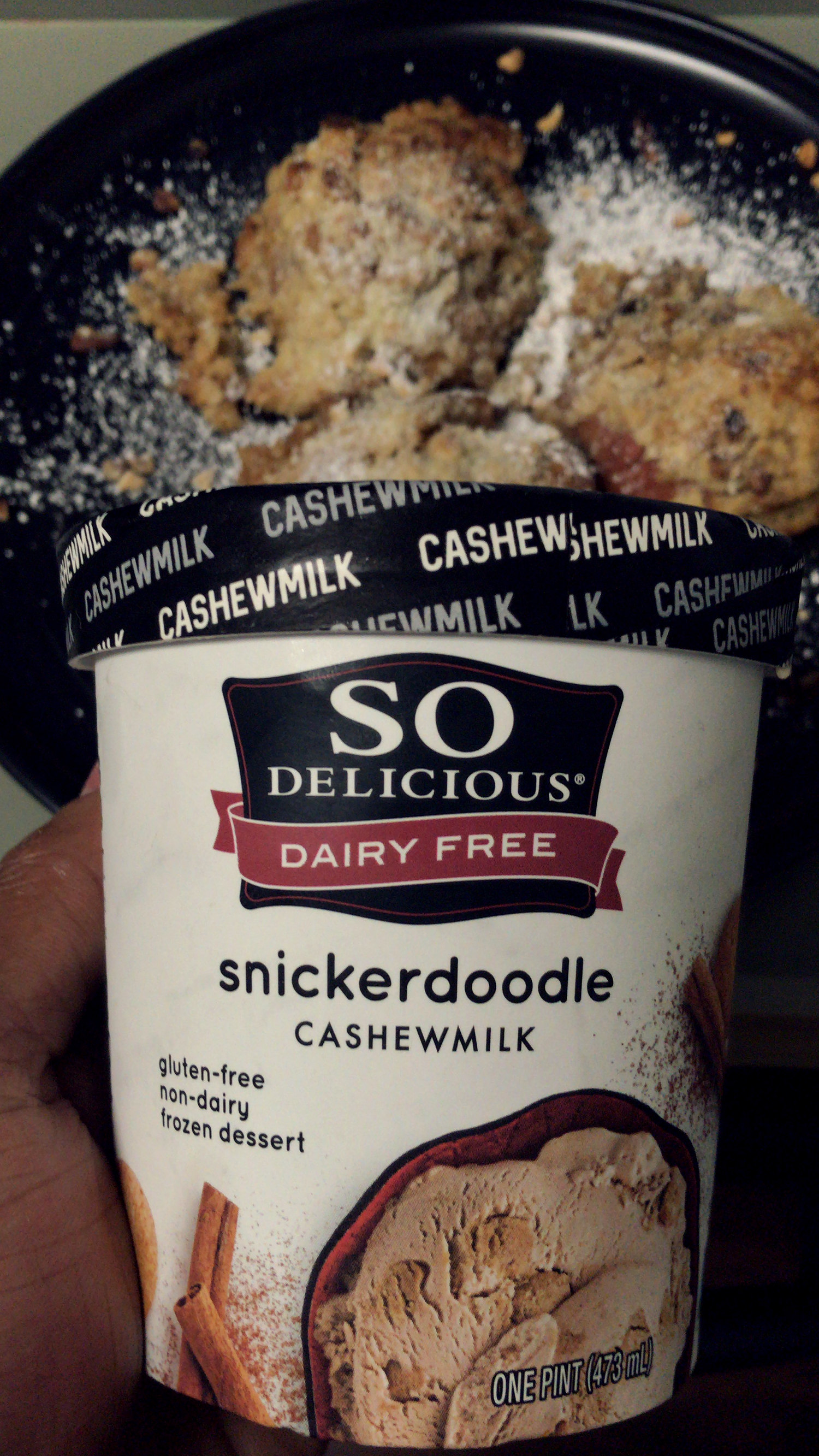 Because we all know I should NOT have any kind of dairy. Except cheese.