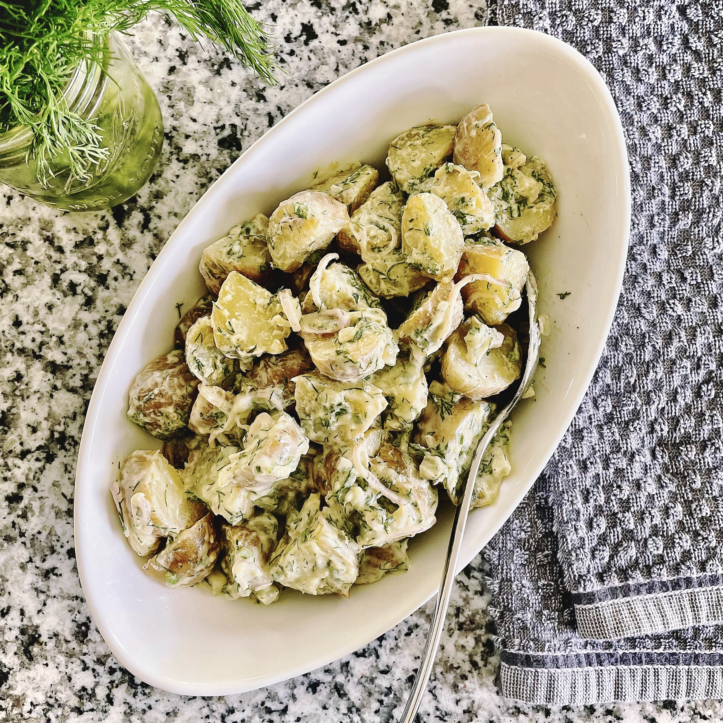 Dill Pickle Potato Salad — Food with Aihoa
