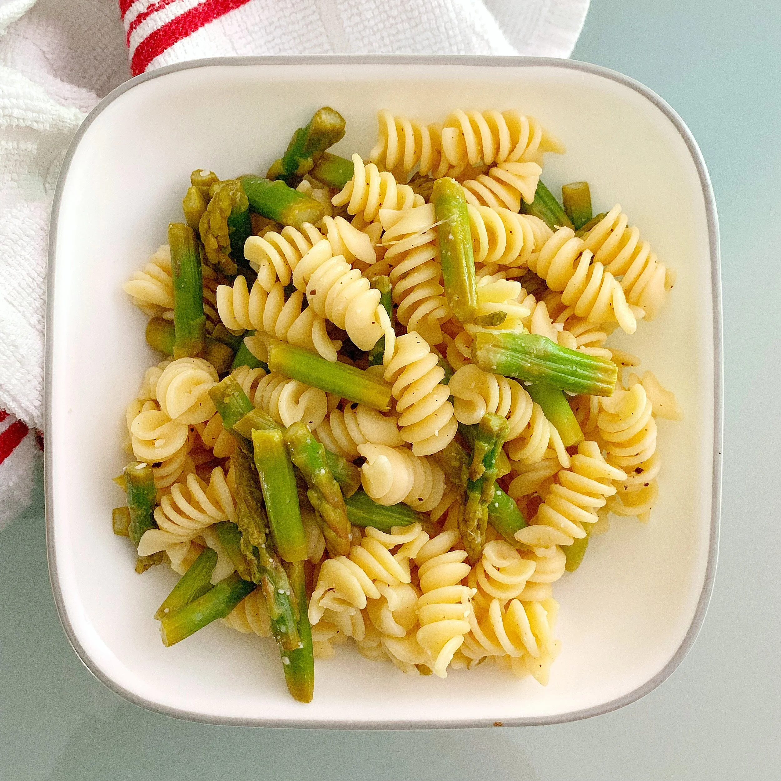 Quick and Easy Lemon Parmesan Asparagus Pasta