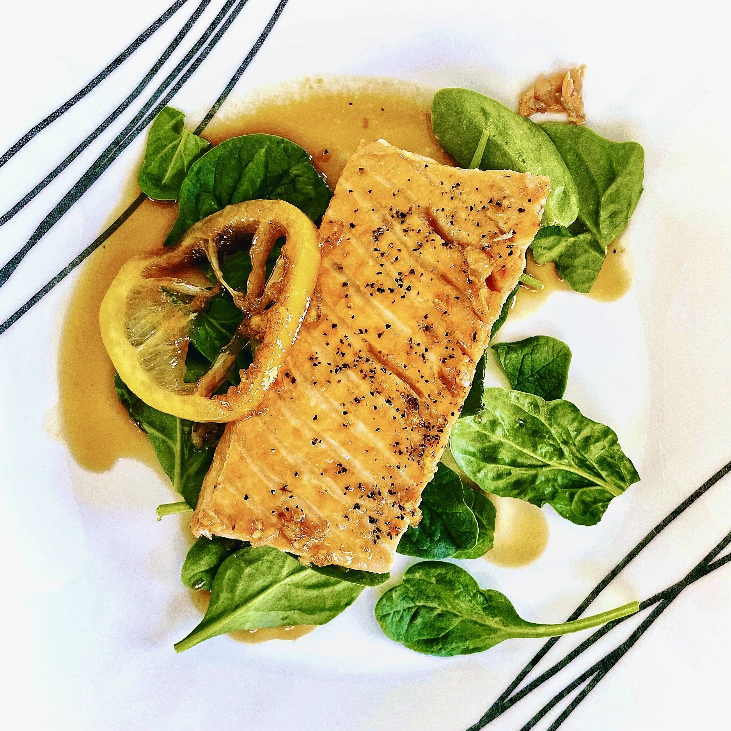 Honey Garlic Glazed Salmon