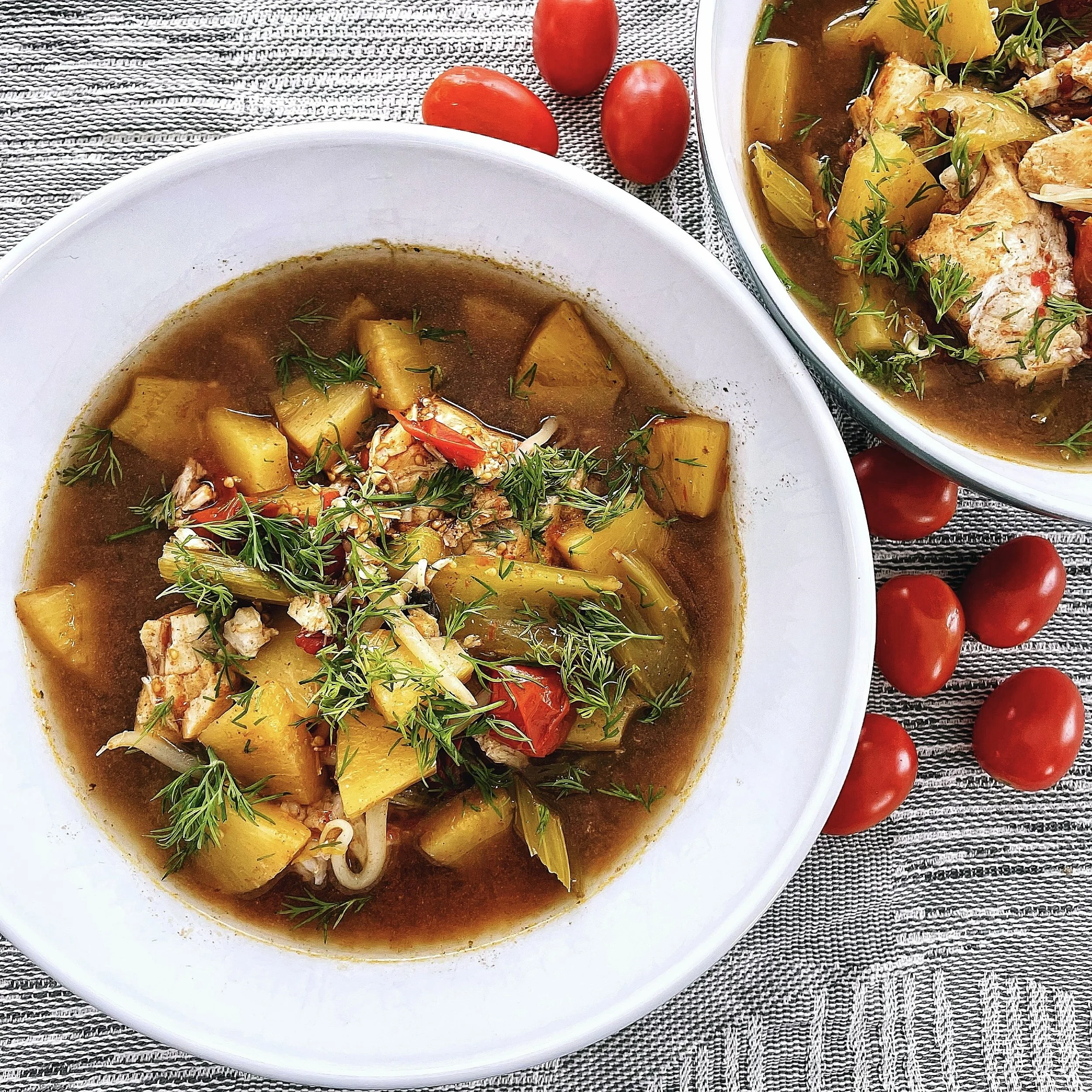 Vietnamese Sweet and Sour Fish Soup (Canh Chua Cá)