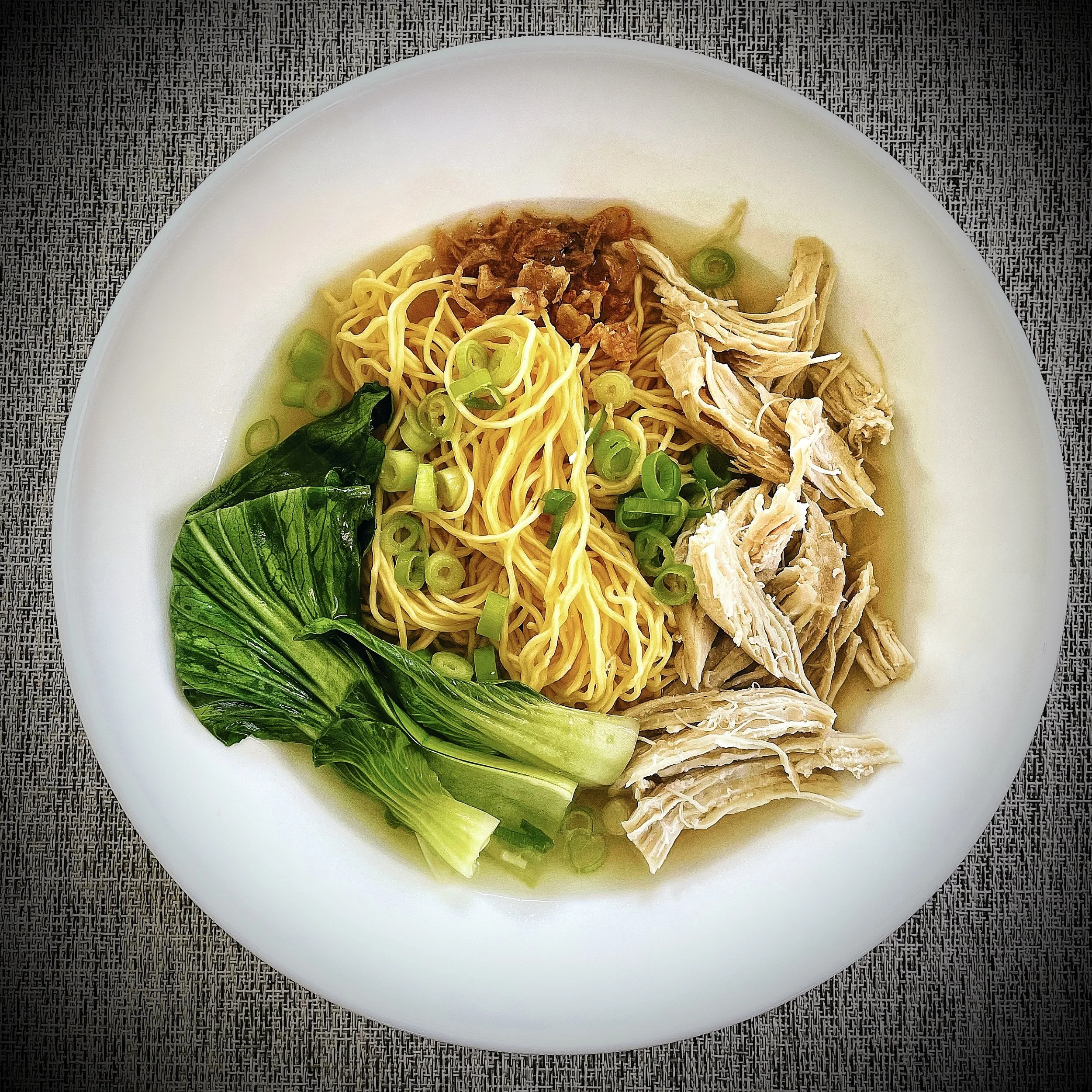 Poached Chicken Noodle Soup (Mi Ga)