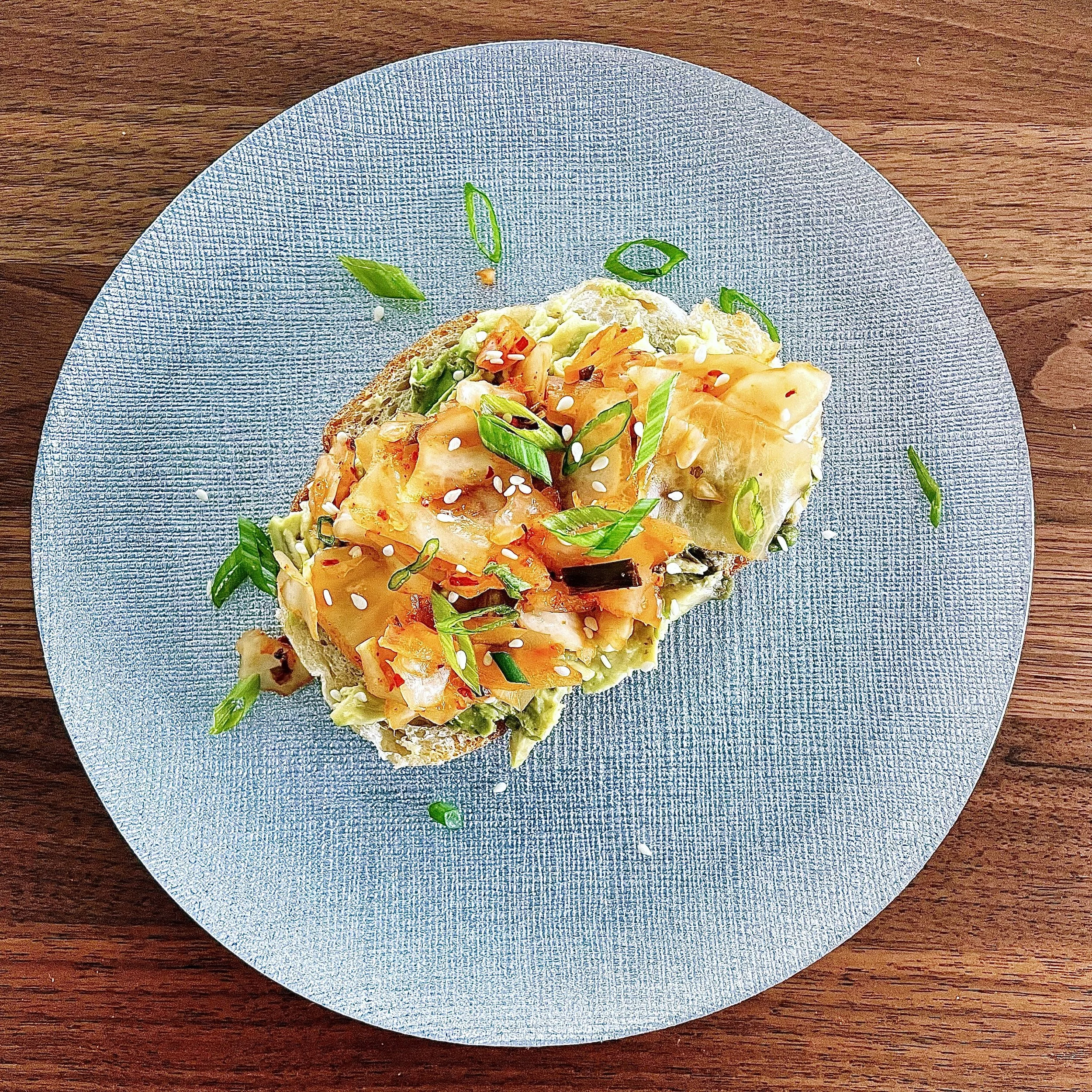 Kimchi Avocado Toast