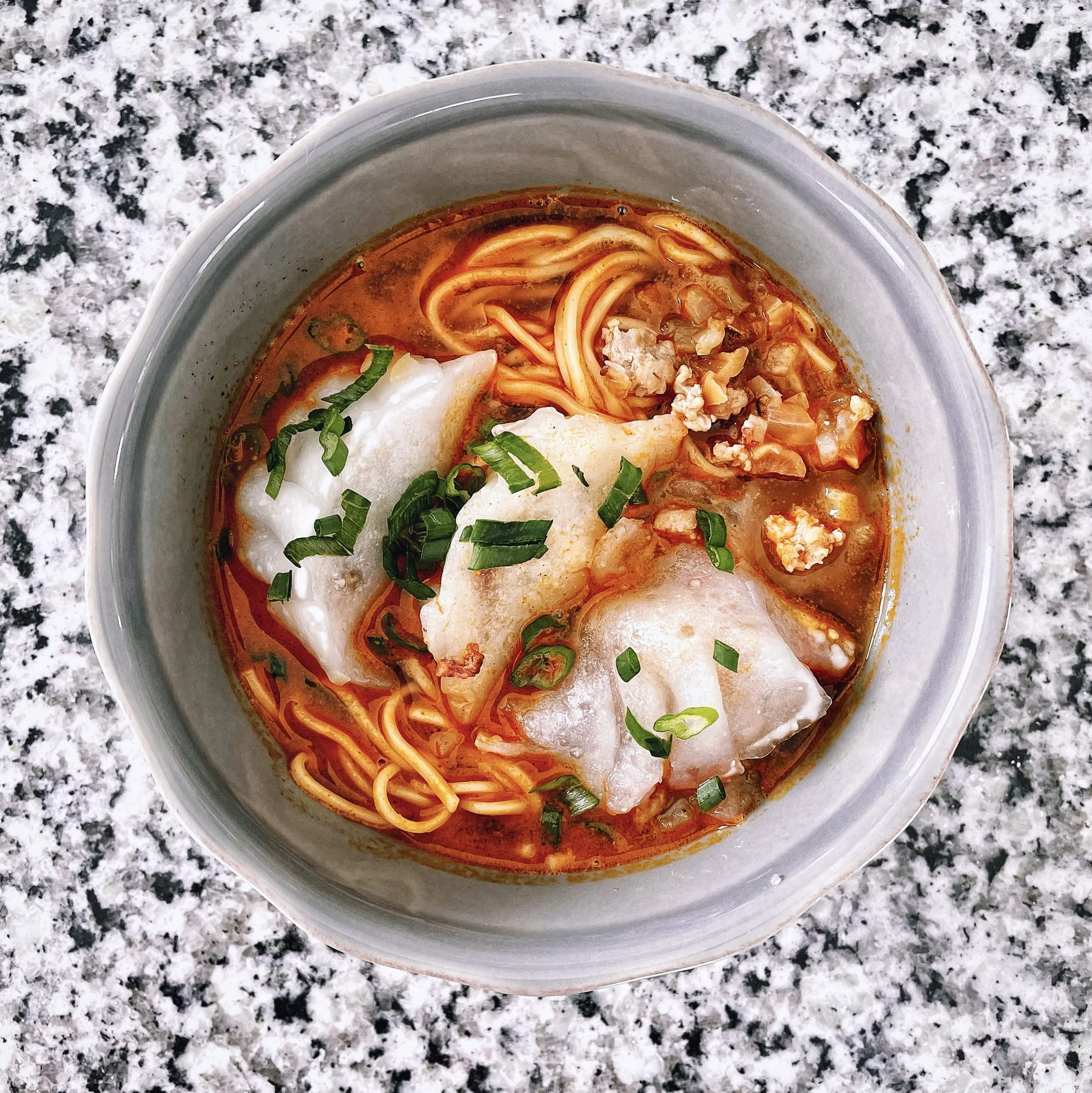 Spicy Peanut Dumpling Ramen