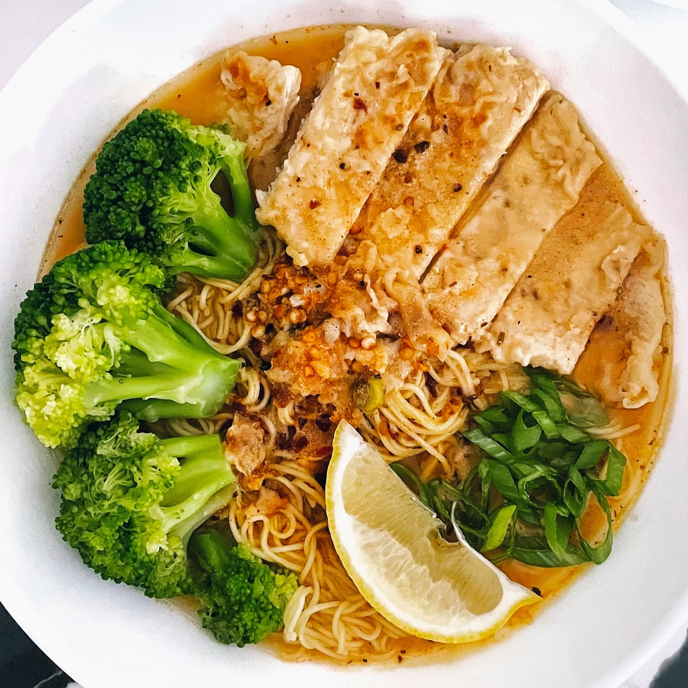 Lemon Chicken Noodle Soup