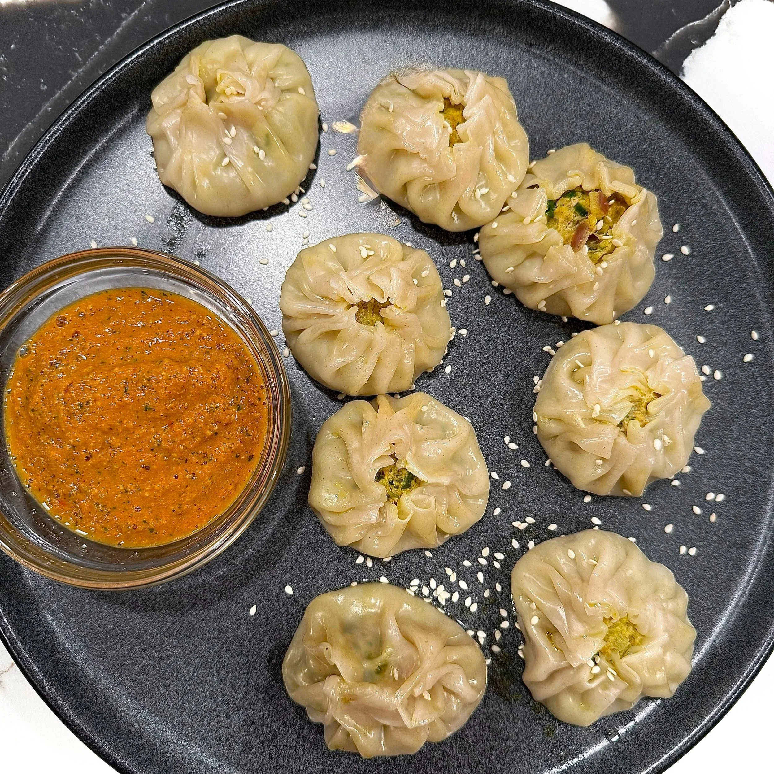 Nepalese-Inspired Chicken Momo