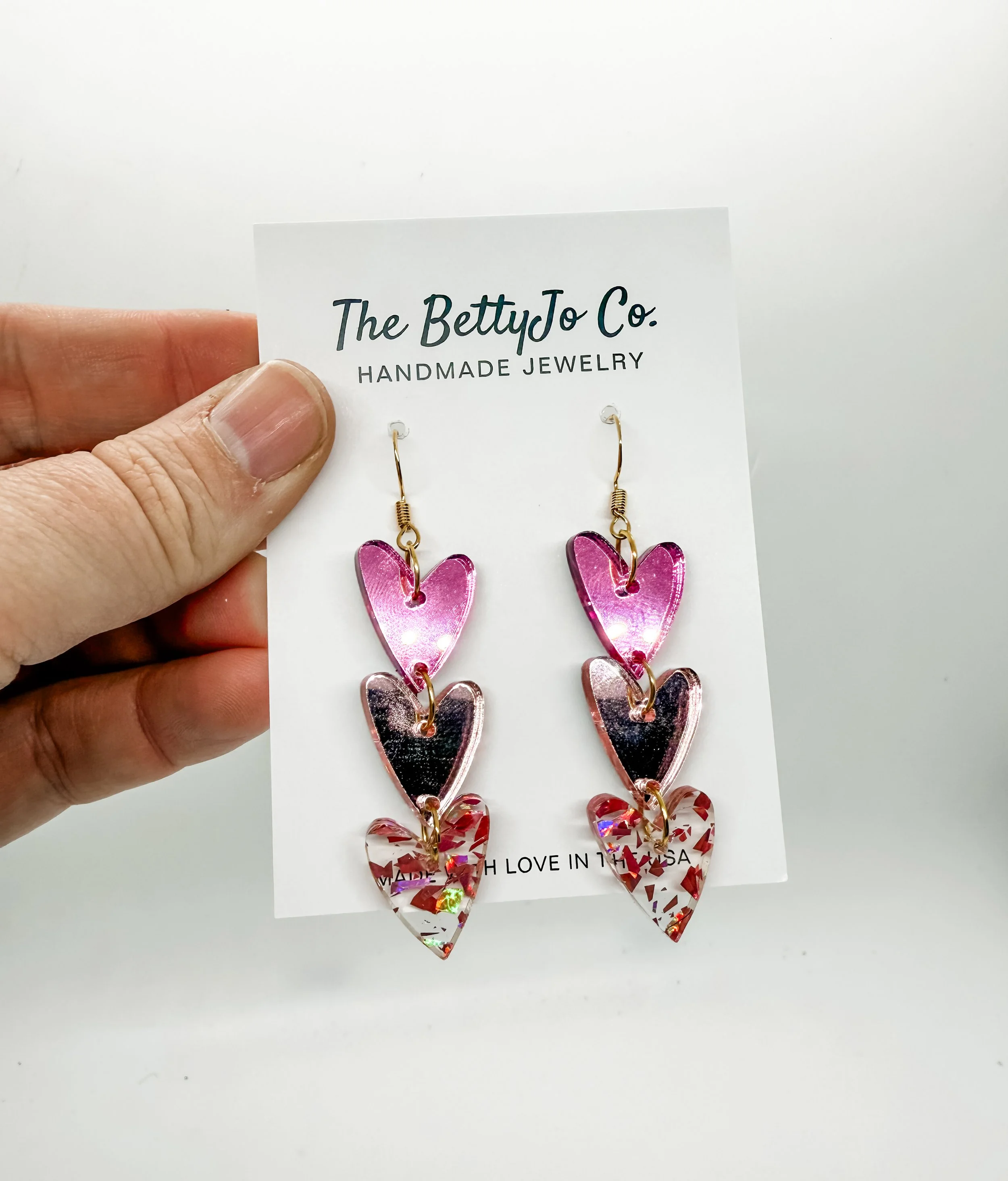 Triple Hearts (Pink)