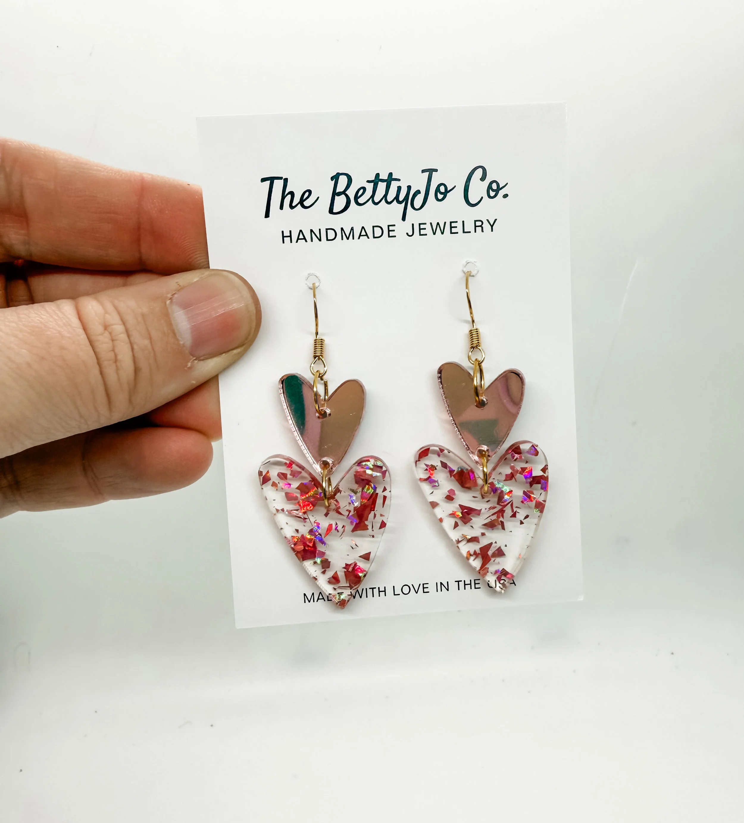 Double Hearts (Pink)