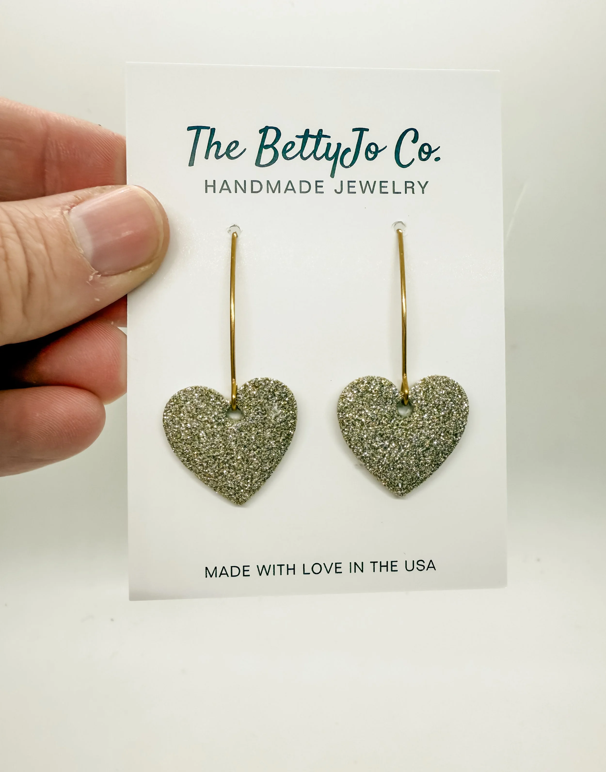 Glitter Heart (Gold)