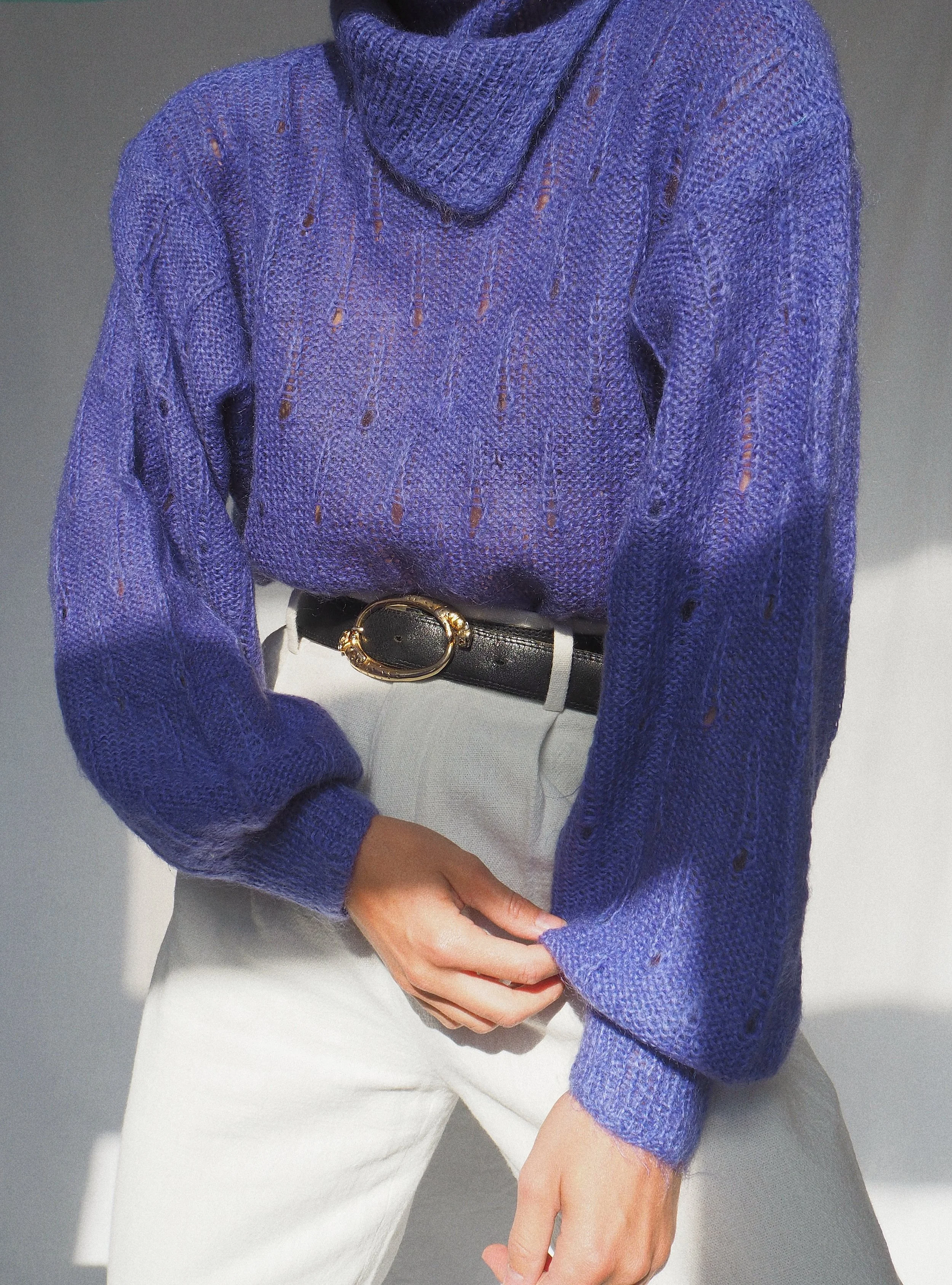 Vintage Handmade Light Knit Sweater 