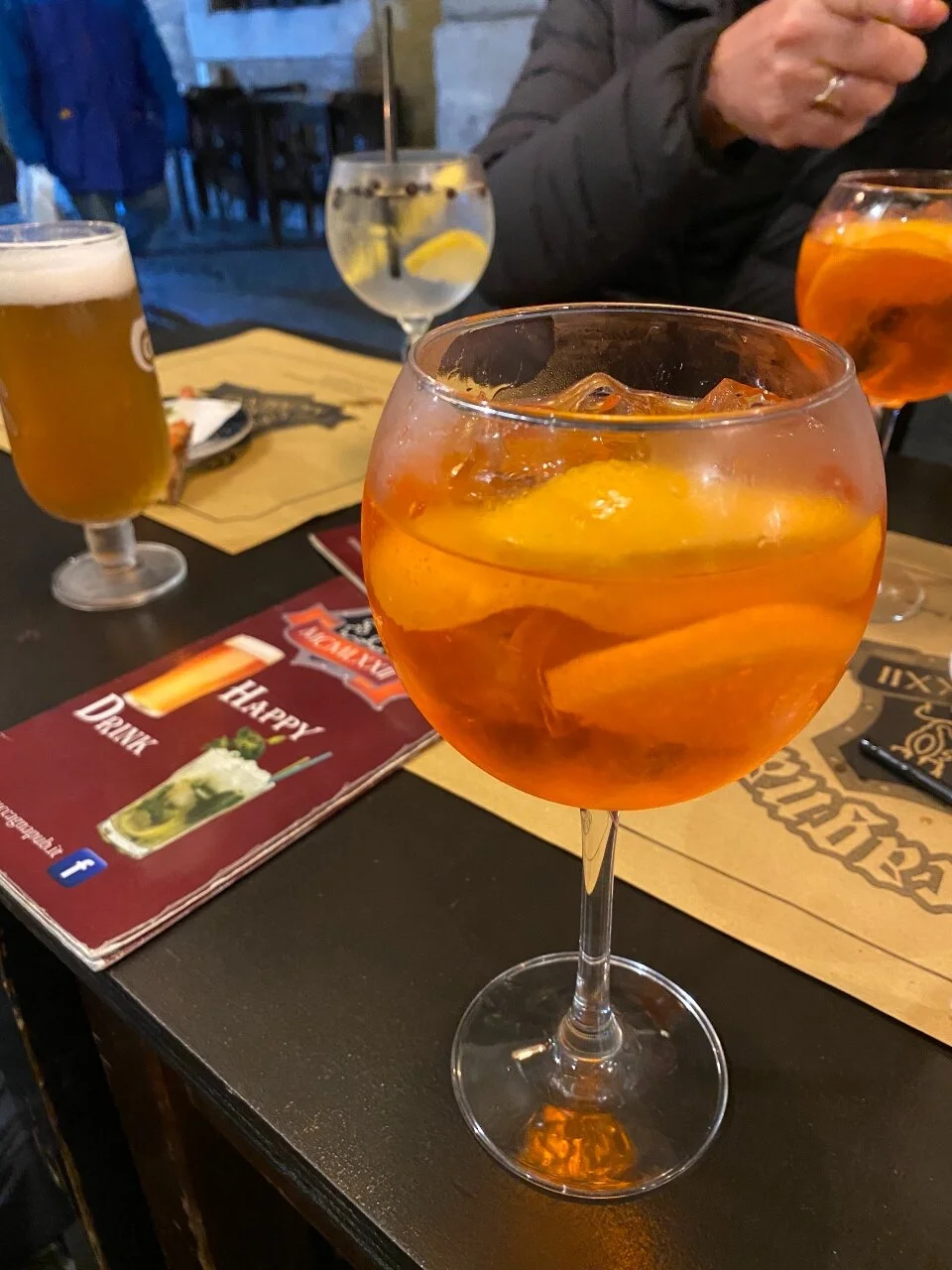 Aperol Spritz (Kelly's new favorite drink)