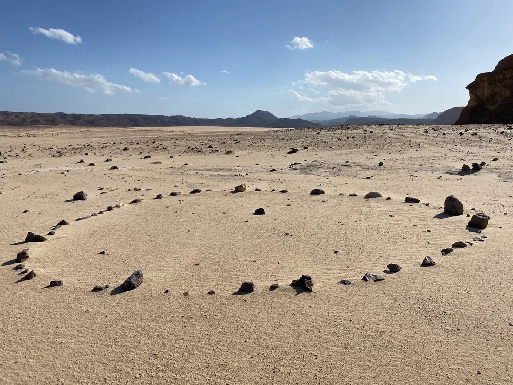 Random art in the desert