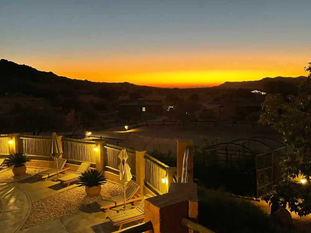 The sunsets lasted forever