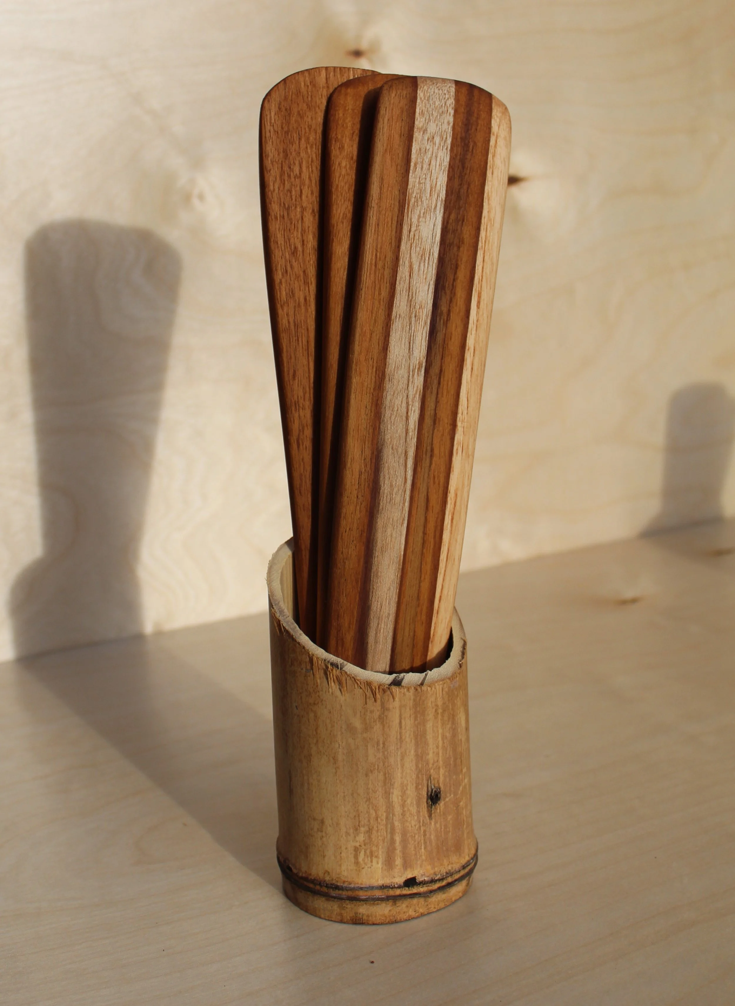 Large Teak Spatula Cup.JPG