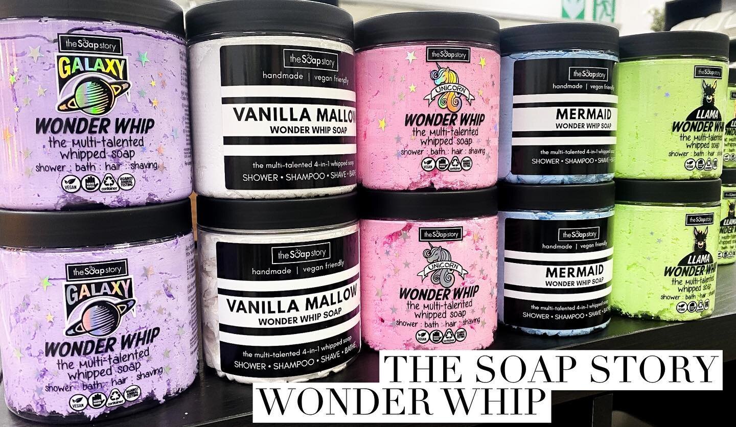 You ask.&hellip; you shall receive (most of the time! 🤫)

💫 THE SOAP STORY WONDER WHIP 💫
It&rsquo;s back.. with the new Vanilla Mallow (one of them has definitely come home with Amy😍🤭 
Leanne has taken Mermaid &amp; Galaxy&hellip;. I&rsquo;m sur