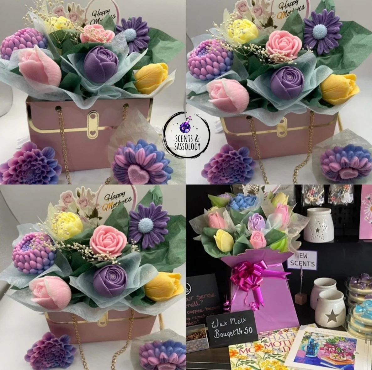 Wax Melt Flower Bouquets &ndash; Now Available In Store!🌷🌸

Looking for something a bit different from normal flowers? Our wax melt bouquets are a beautiful gift that also fill your home with amazing fragrance.

You can build your bouquet your way 