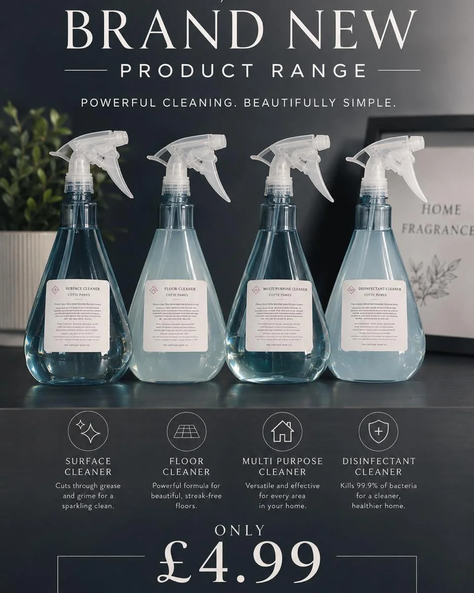 🚨 PUBLIC SERVICE ANNOUNCEMENT 🚨

If dirt, dust and sticky fingerprints have been getting a little too comfortable in your home&hellip; their eviction notice has arrived. 💅✨

Introducing our BRAND NEW cleaning range:

🧴 Surface Cleaner
🧹 Floor Cl