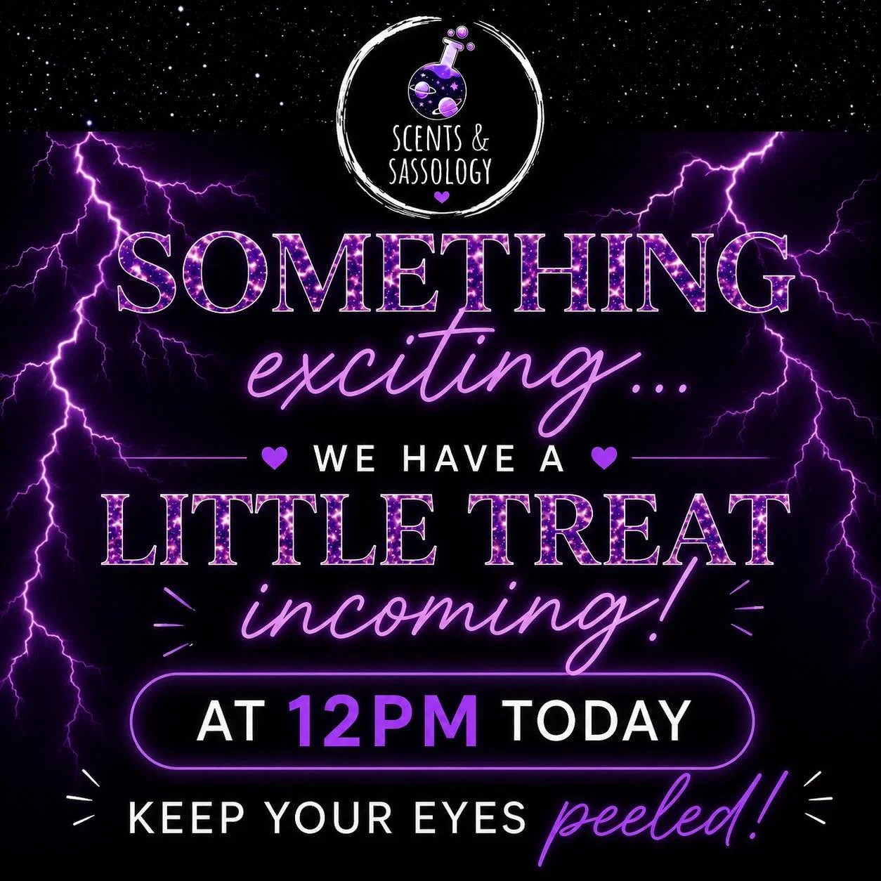 👀 Ooooh&hellip; we&rsquo;ve got a little treat incoming! 👀

And trust us&hellip; you&rsquo;re going to want to keep your eyes peeled for this one. 💜✨

We&rsquo;re feeling those Friday vibes and thought we&rsquo;d treat you all to a little somethin