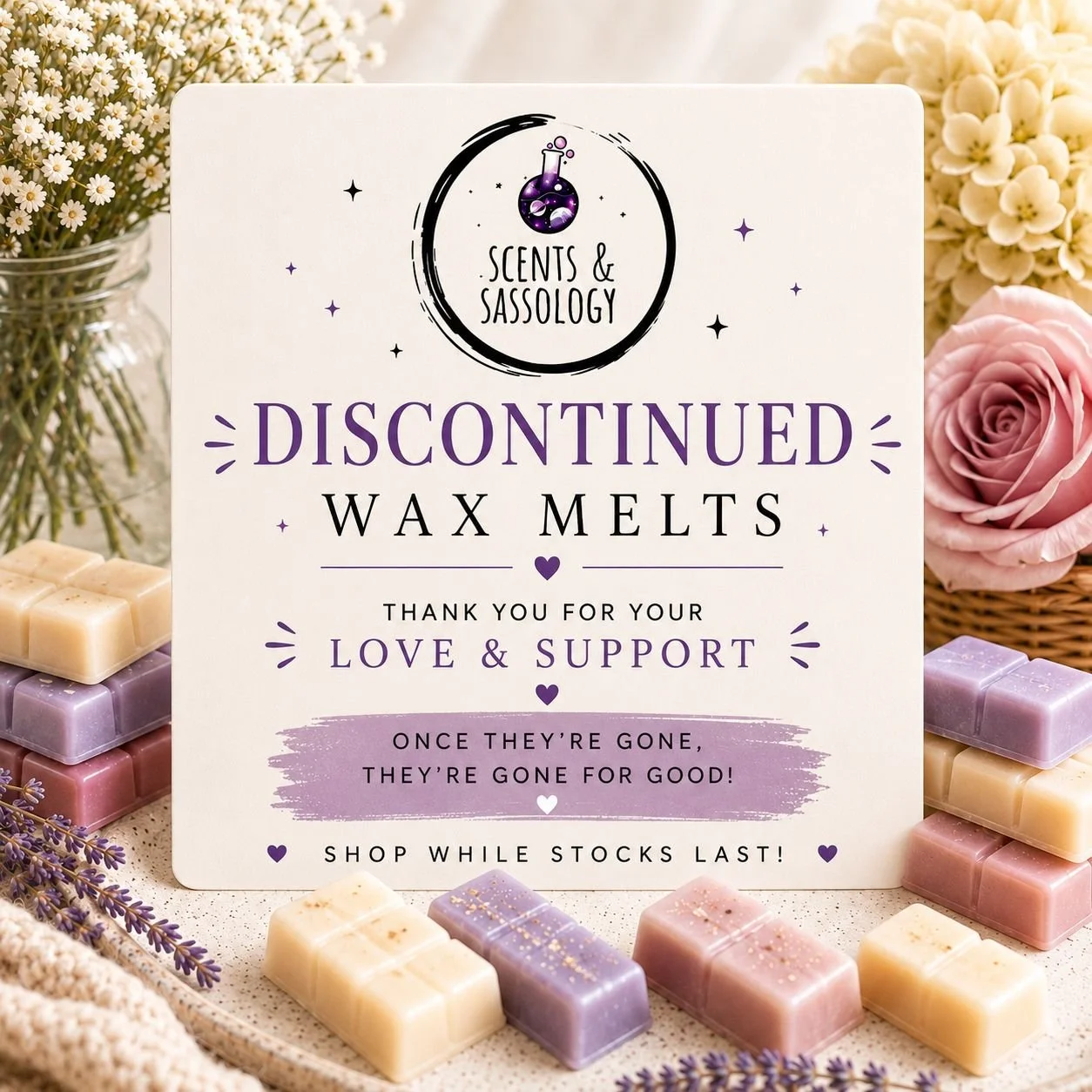 Wax Melts - Discontinued (Small Bars)