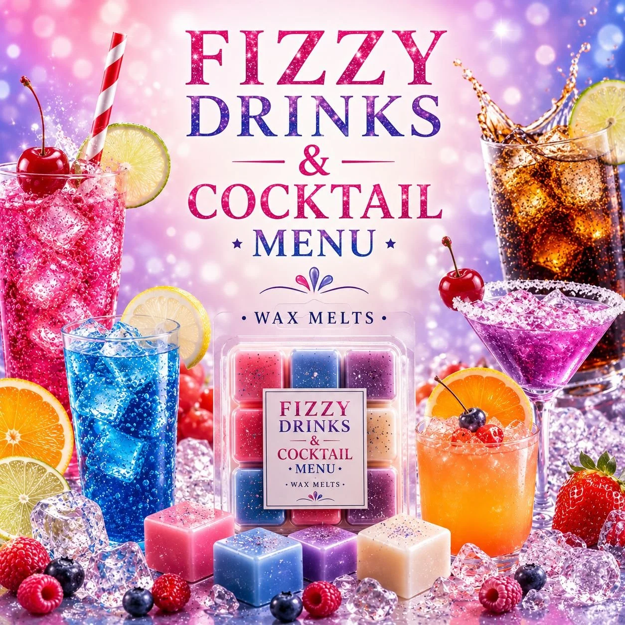 Wax Melts - Fizzy Drinks / Cocktail Menu