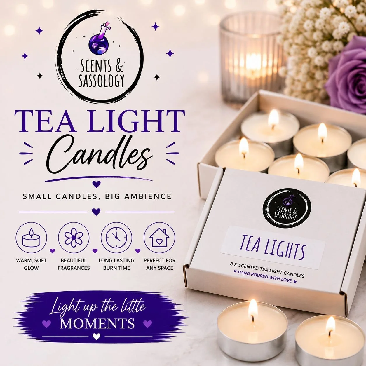 Tea Light Candles X8