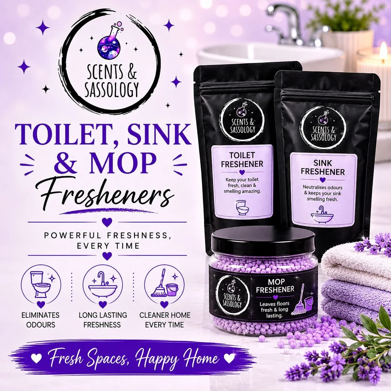 Toilet, Sink & Mop Fresheners