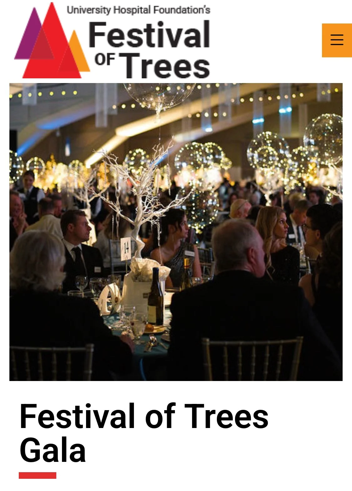 Nov. 27, 2025 🌲 Festival of Trees Gala