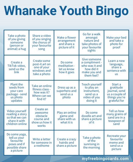 Top 5 Things To Do During The Lockdown For Teens Week 2 Tasman Youth Hub