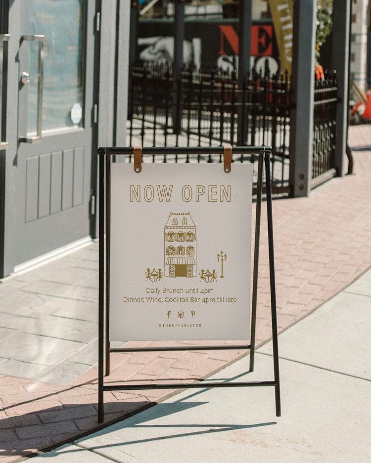 Now Open Signage
