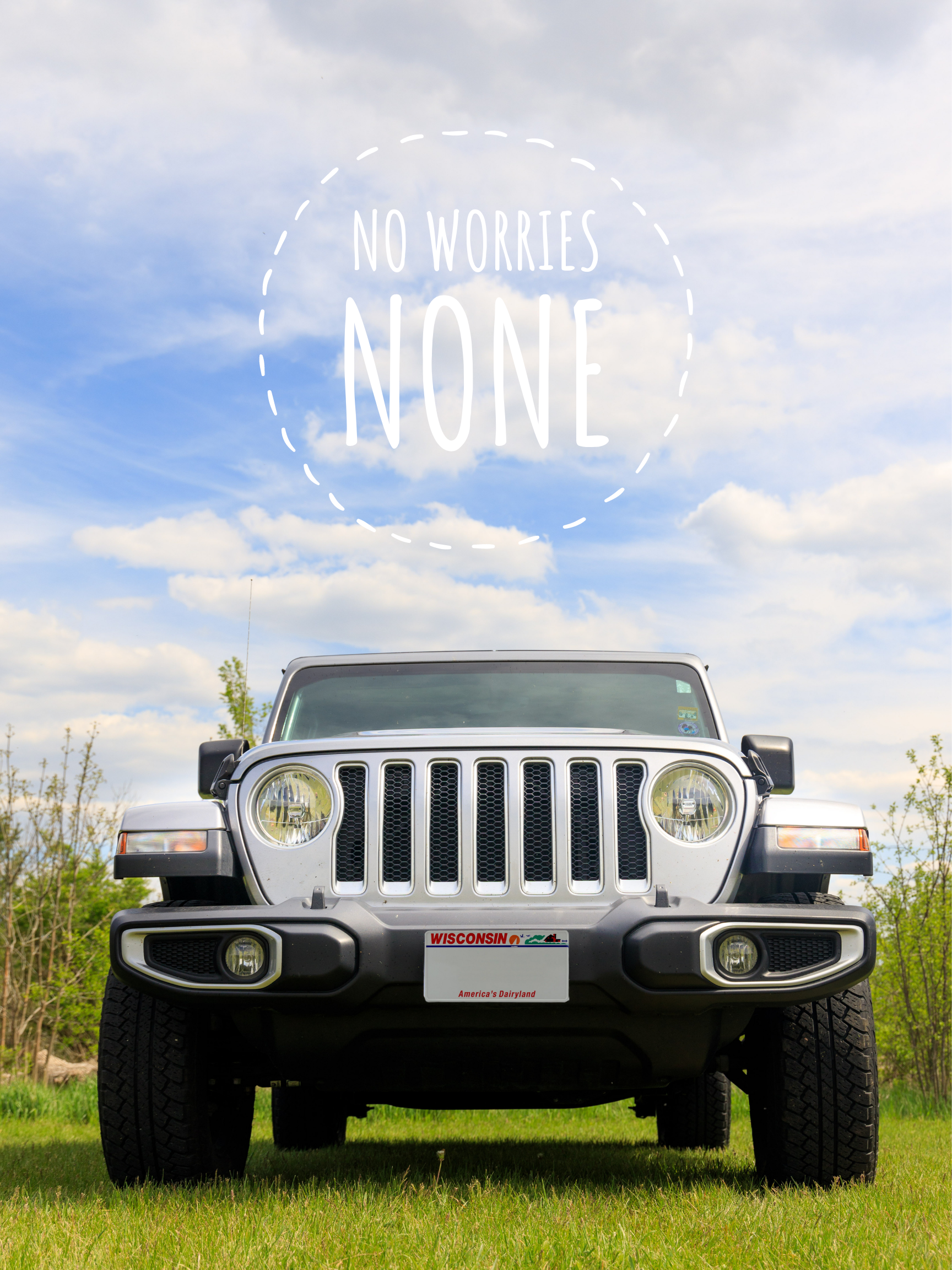 "No worries, none" tribute