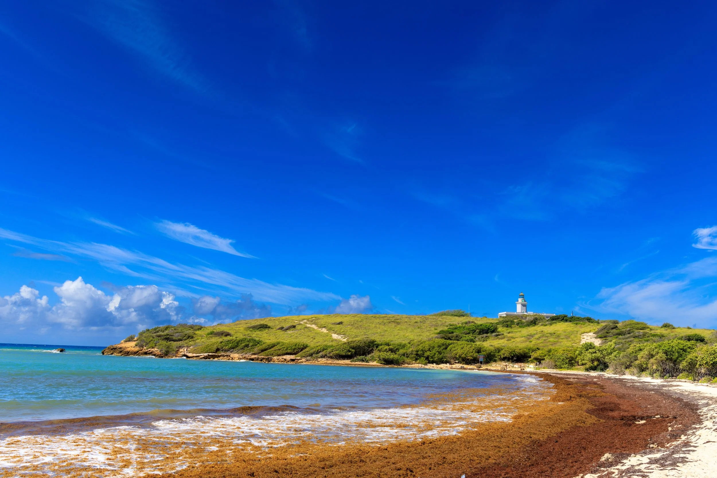 Prints Available of this view of Los Morrillos LIghthouse in Puerto Rico
