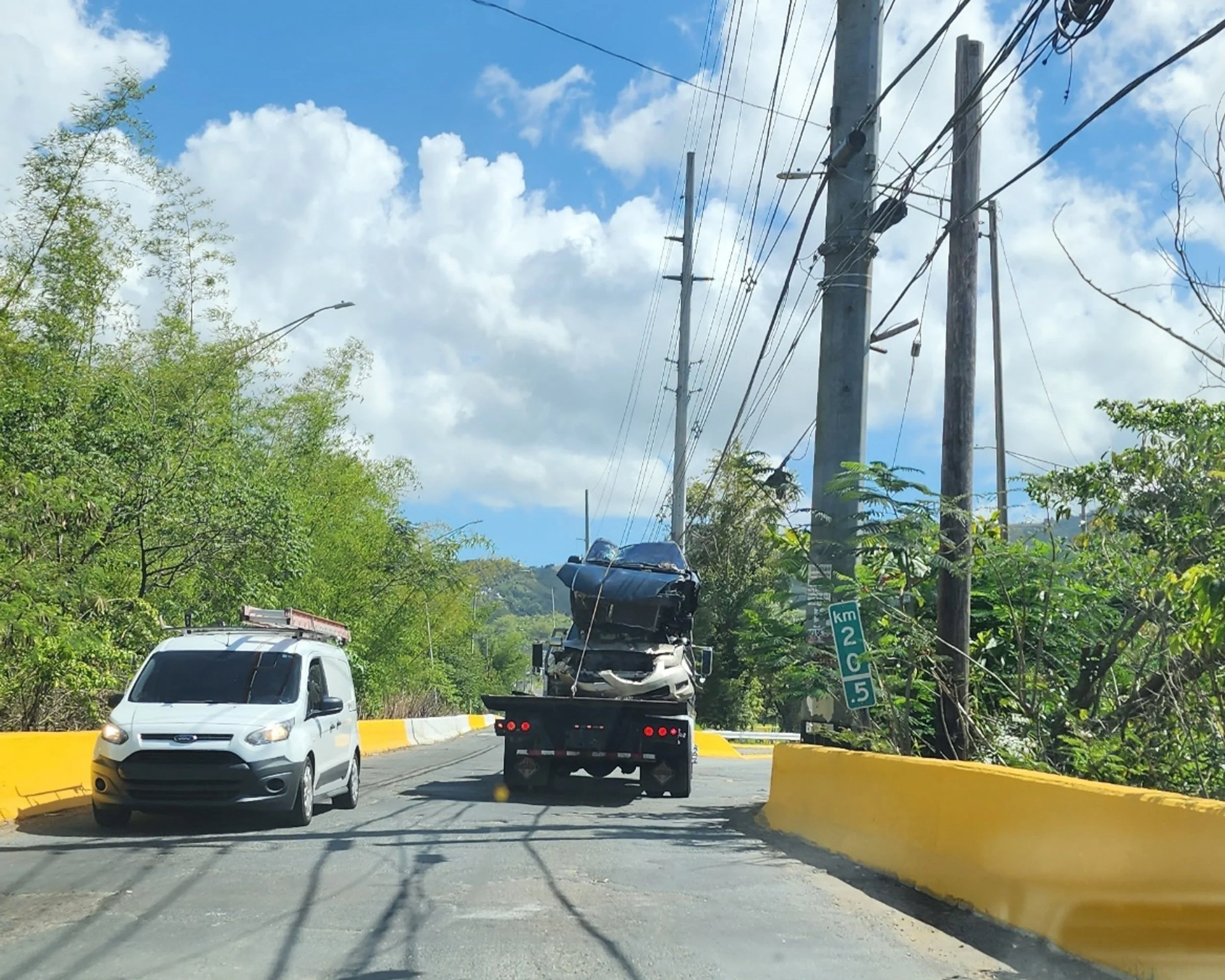 Narrow roads in Puerto Rico