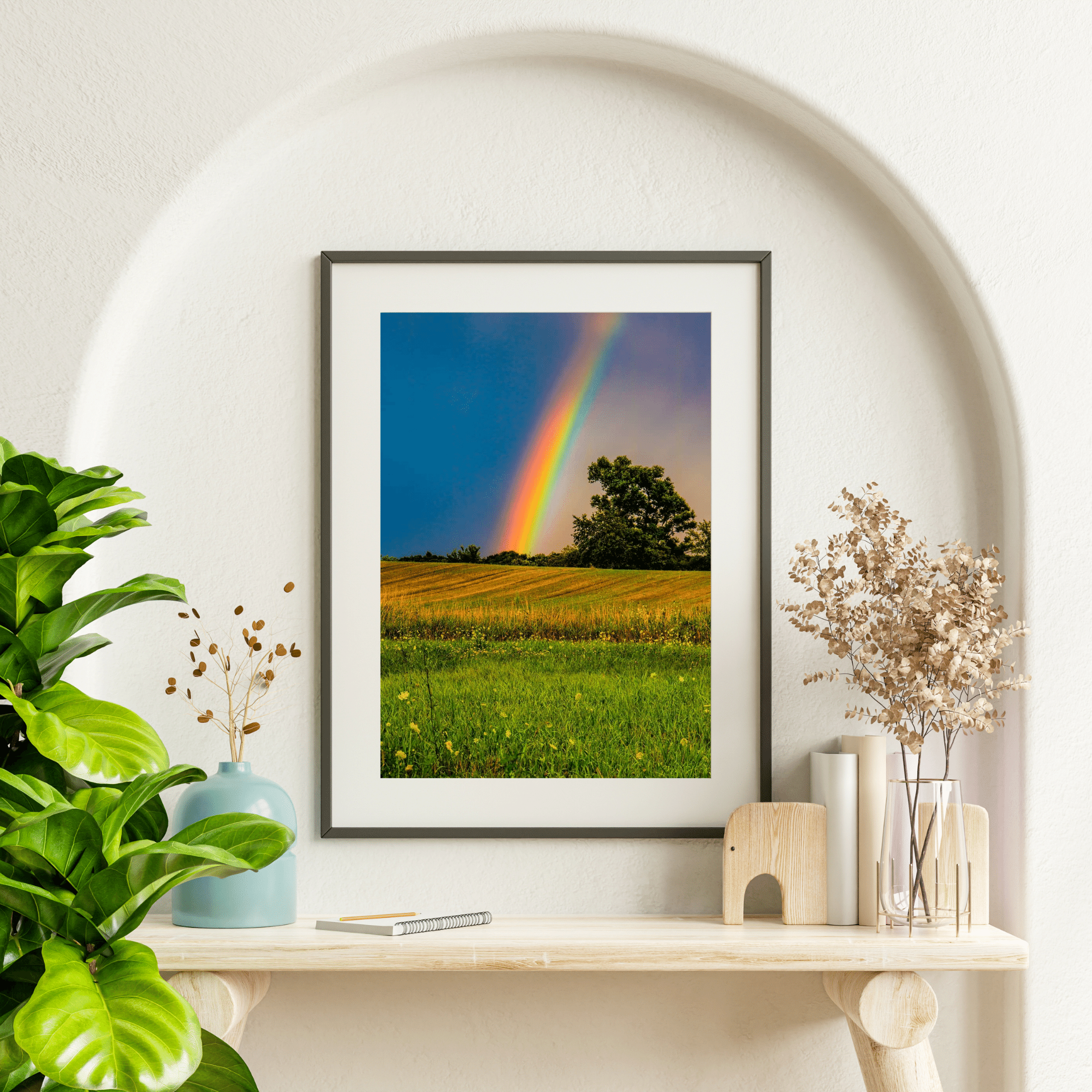 Stormy Rainbow Framed in Wall Cutout.png