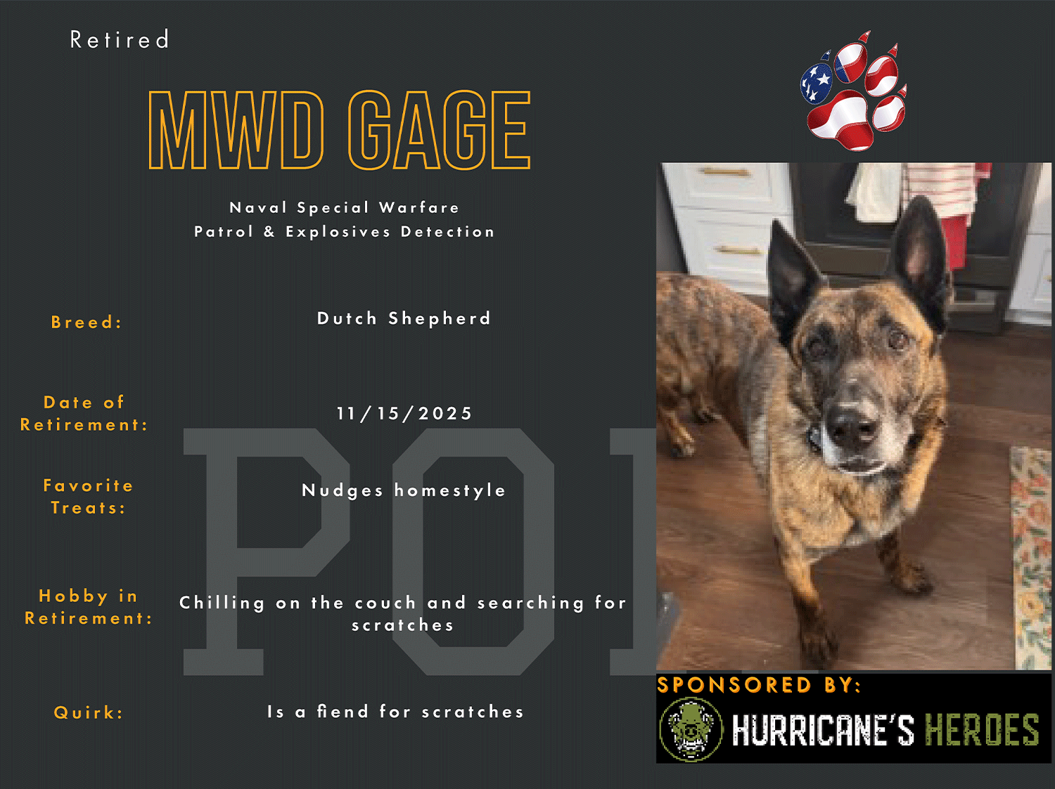MWD Gage - Naval Special Warfare