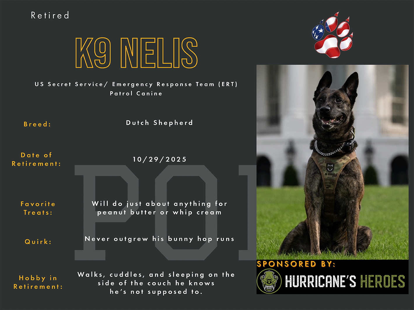 K9 Nelis - USSS ERT