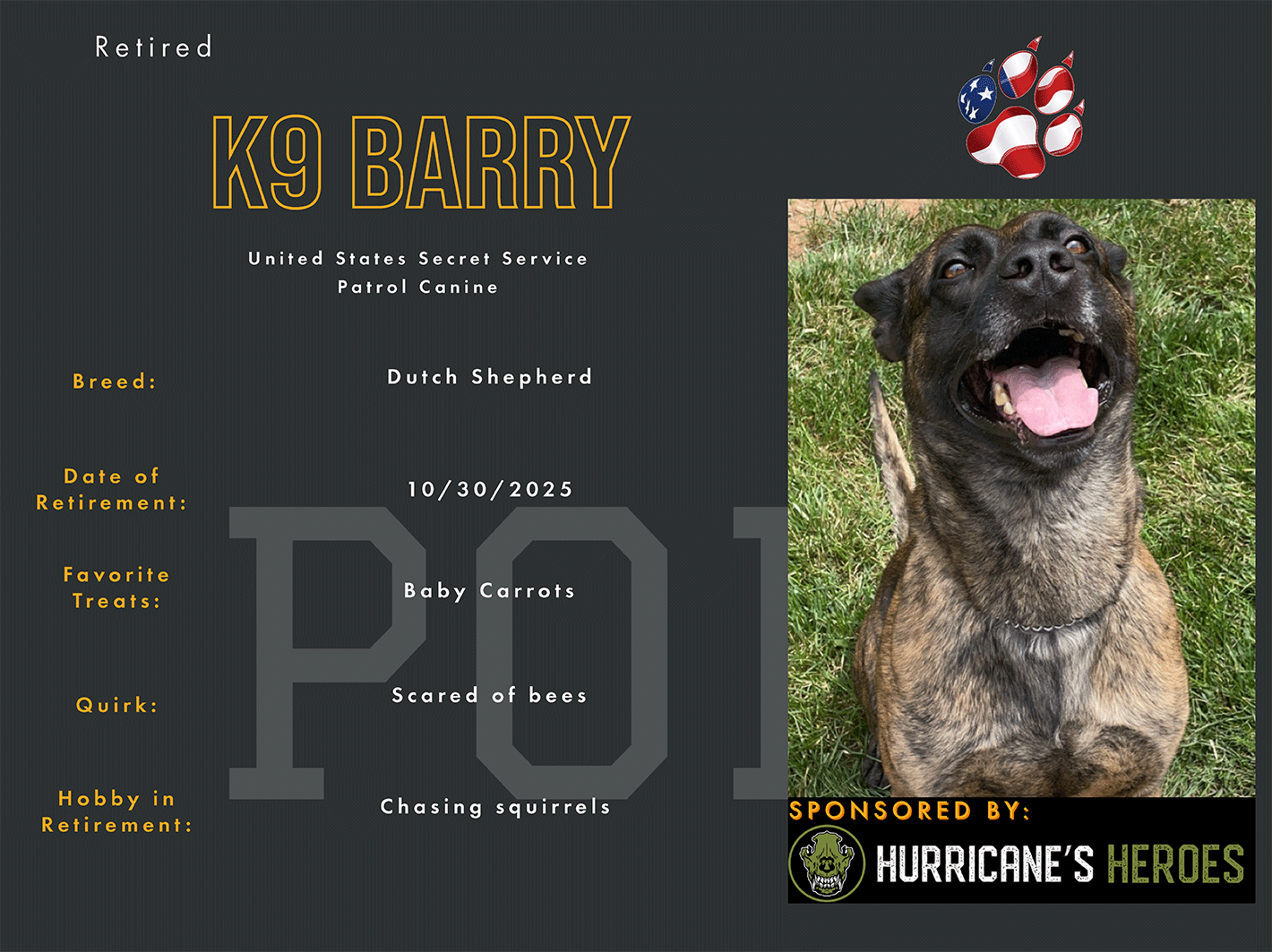 K9 Barry - USSS