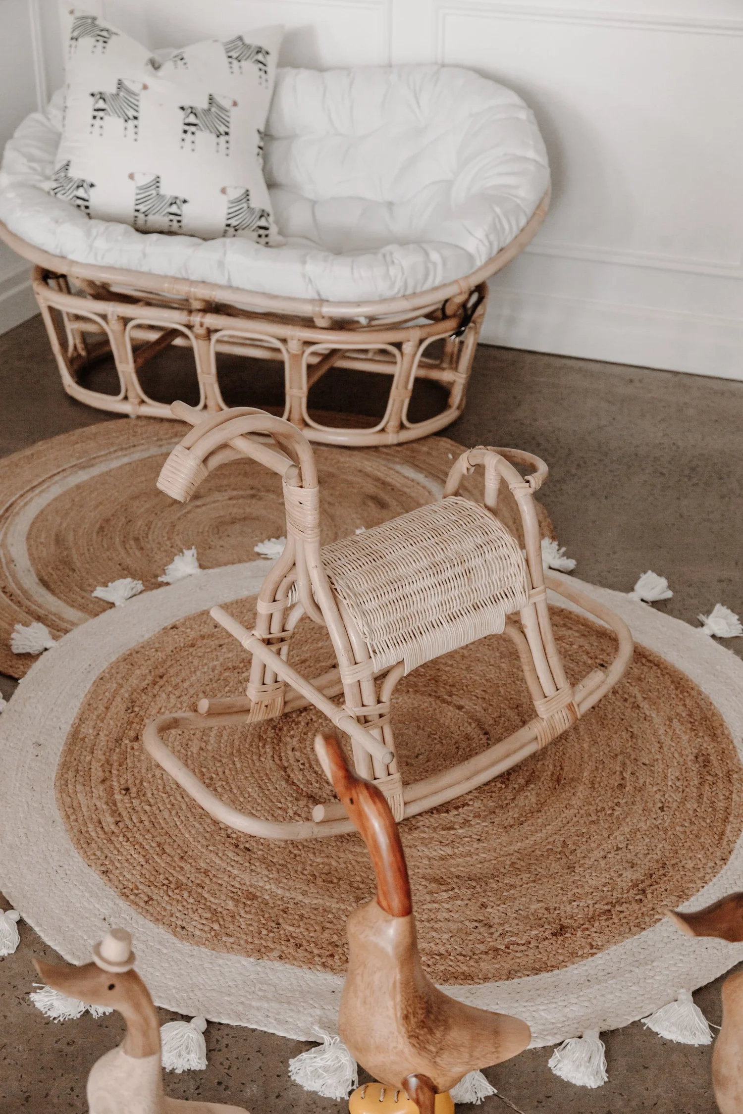 Rattan Rocking Horse — Home Bazar