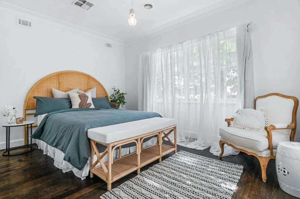 Rattan Bedhead - Queen