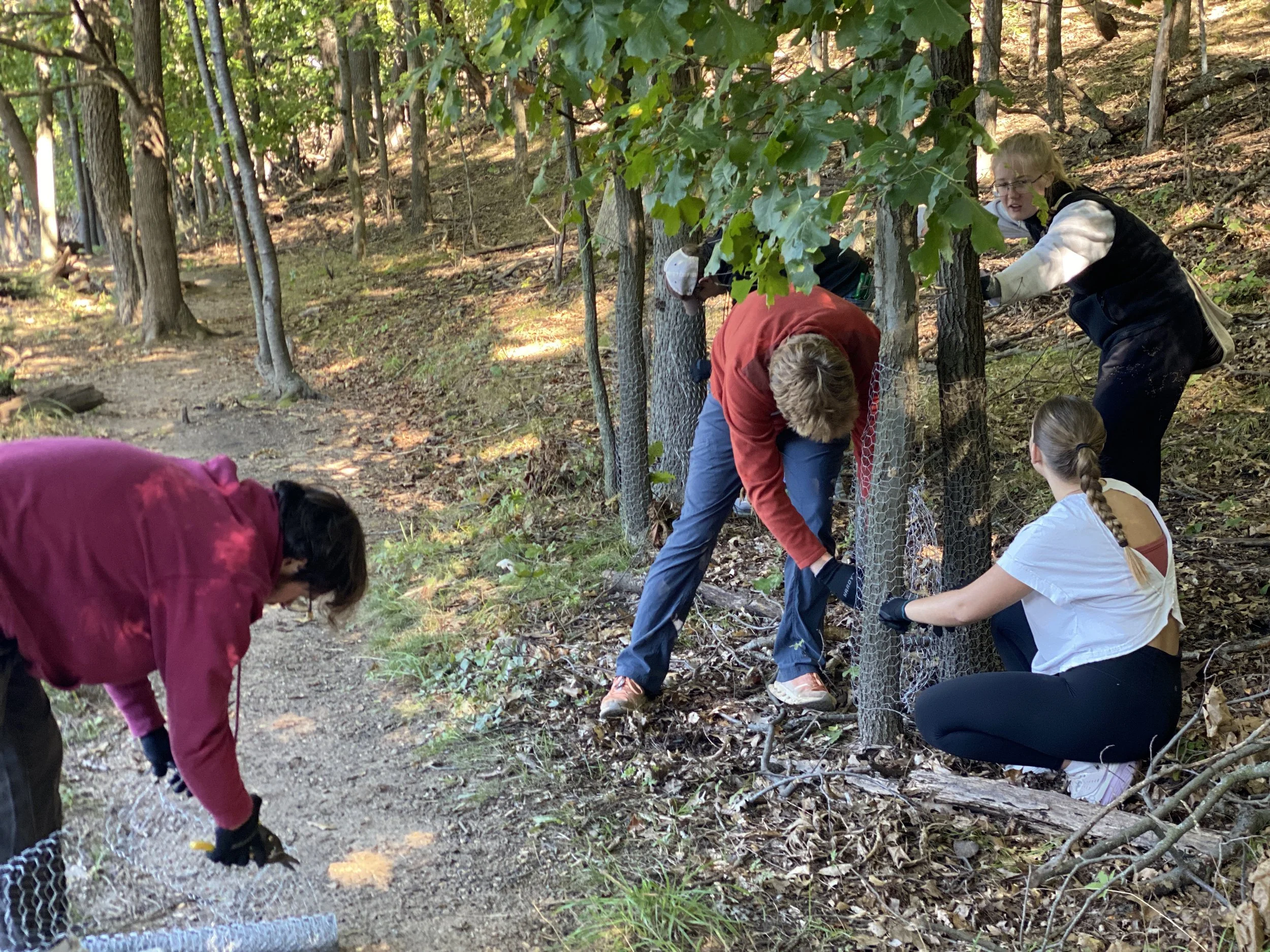  More volunteer work from team “Beaver Believers.” 