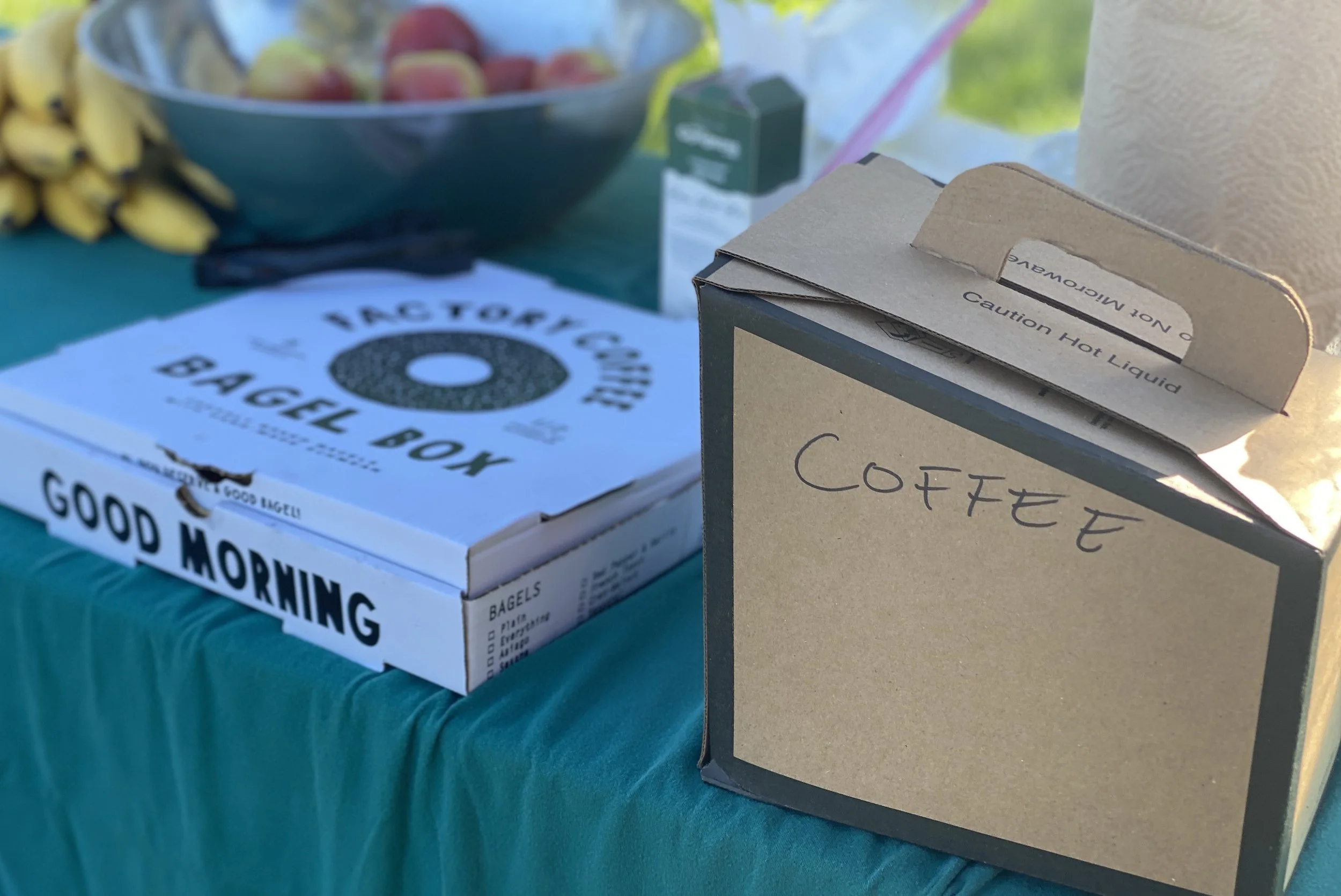  Coffee donated by local favorite,  Factory Coffee . 