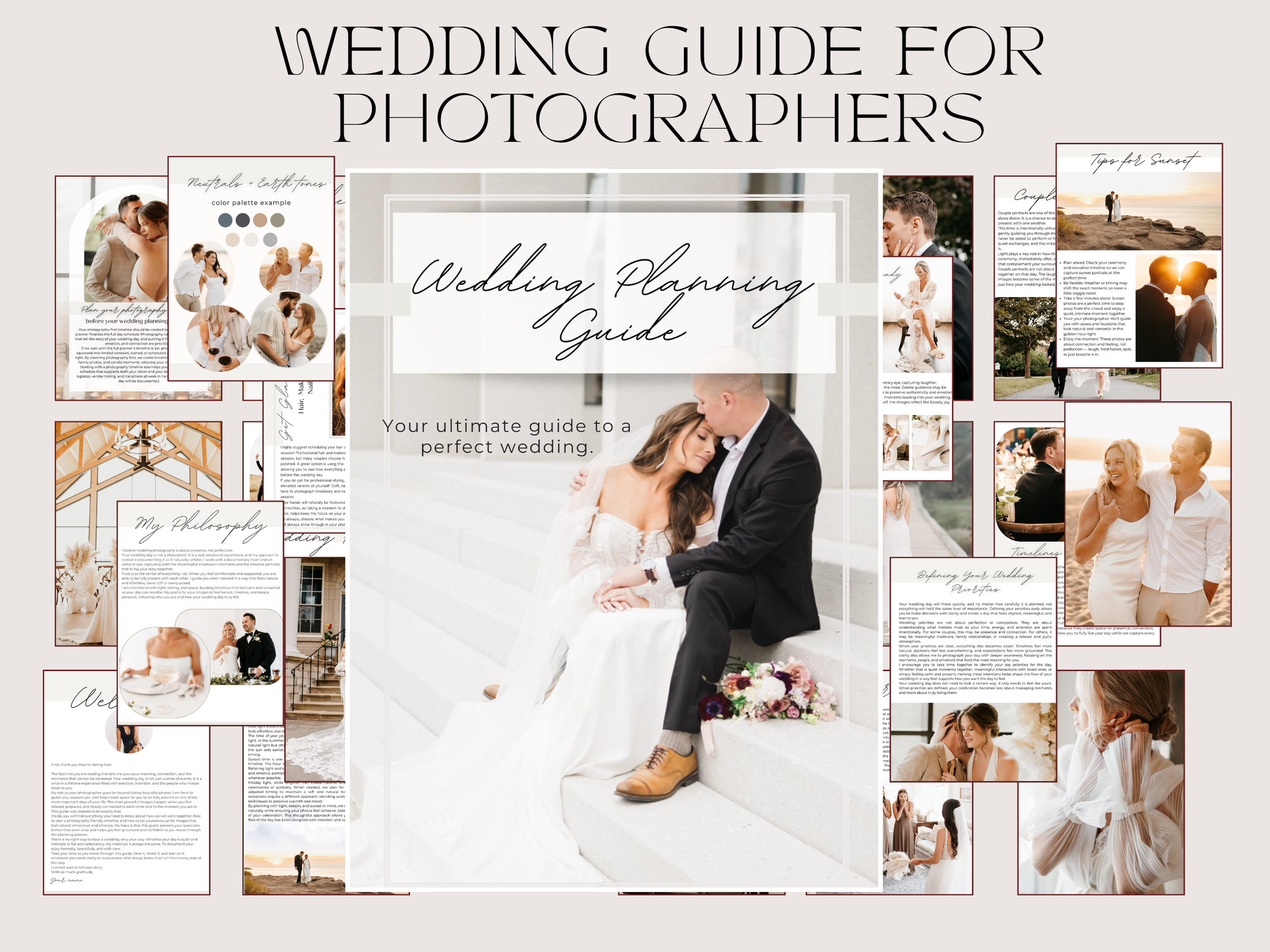 Wedding Guide for Photographers | Modern Luxury Wedding