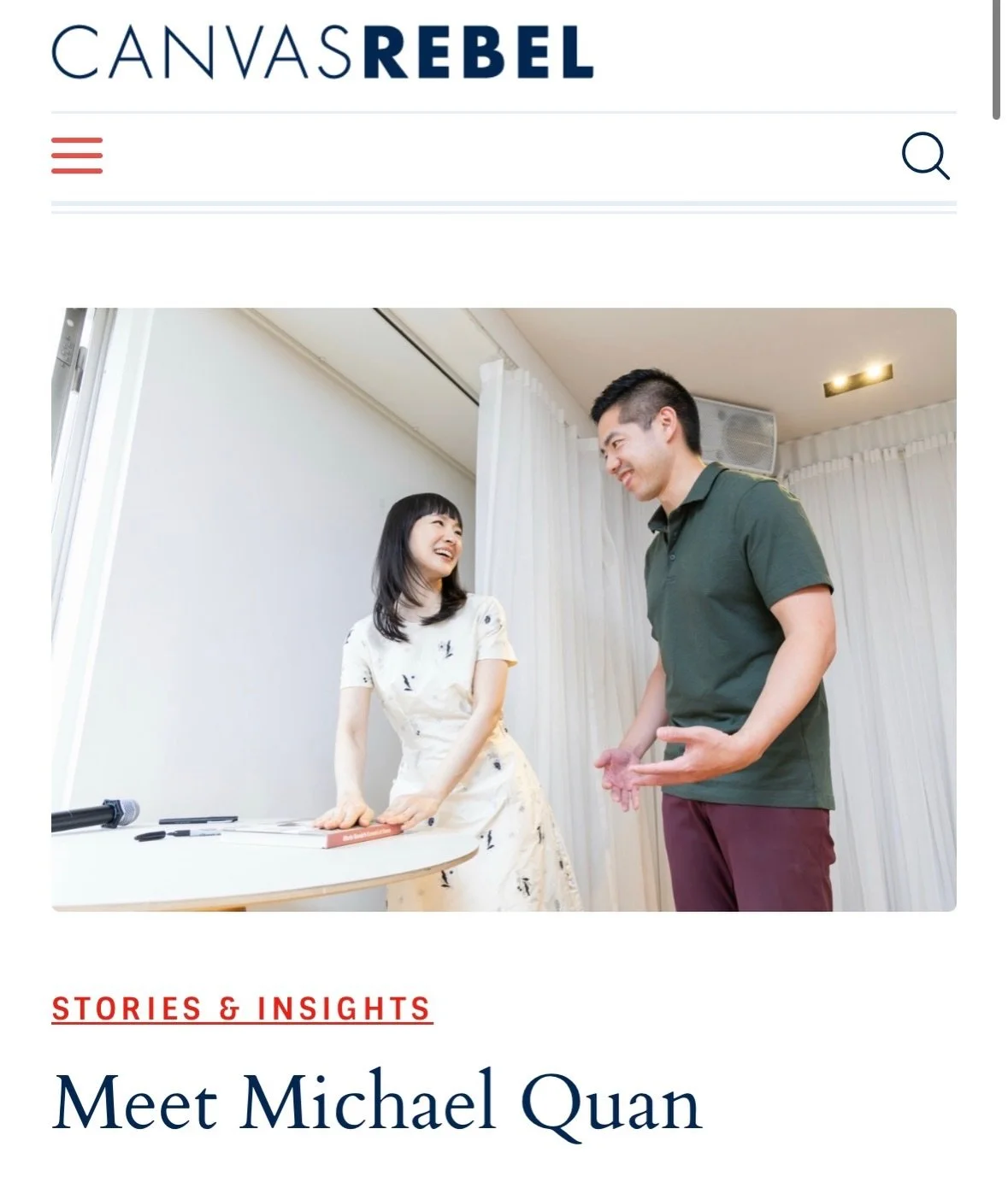 New @canvasrebel article hot off the digital press. Some new stories were told here that I don&rsquo;t think any of you have heard before: How I got my first client, My take on social media, and how I built my reputation in my market. Enjoy!

Link in