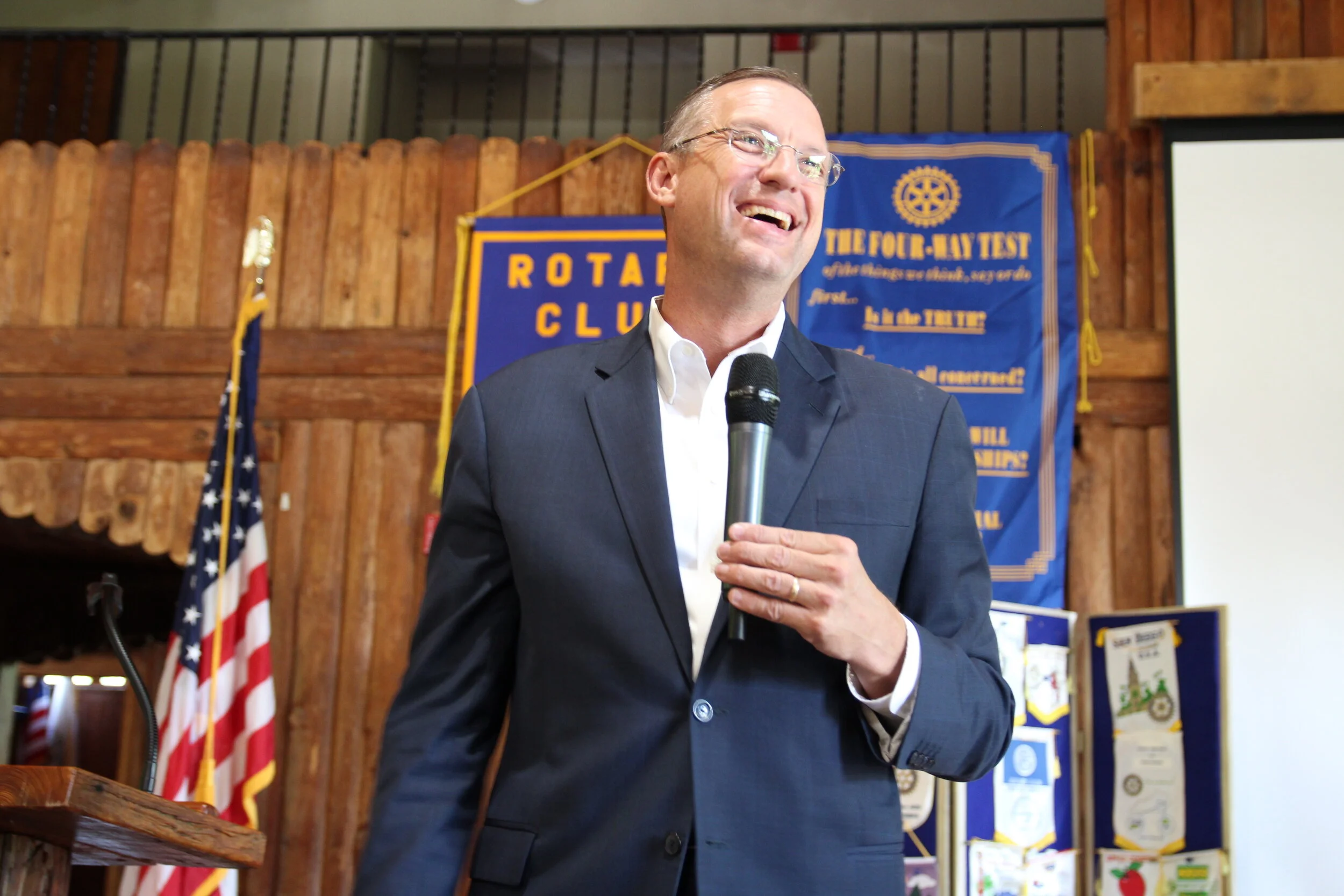 Doug Collins at Rotary