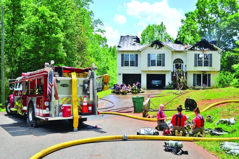 Fire destroys Mt. Airy home