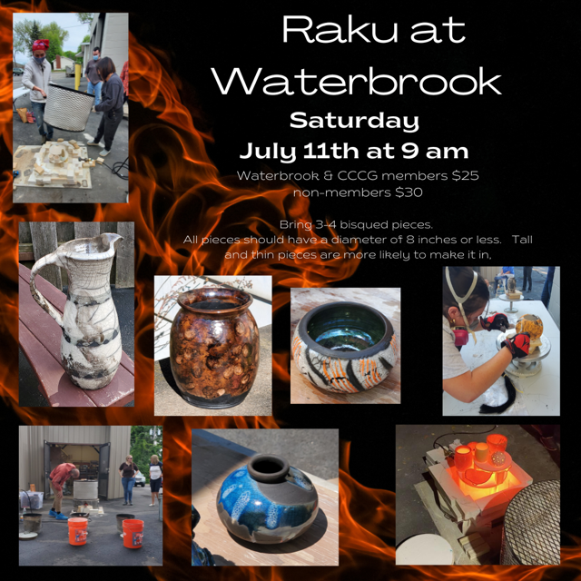 July Raku at Waterbrook